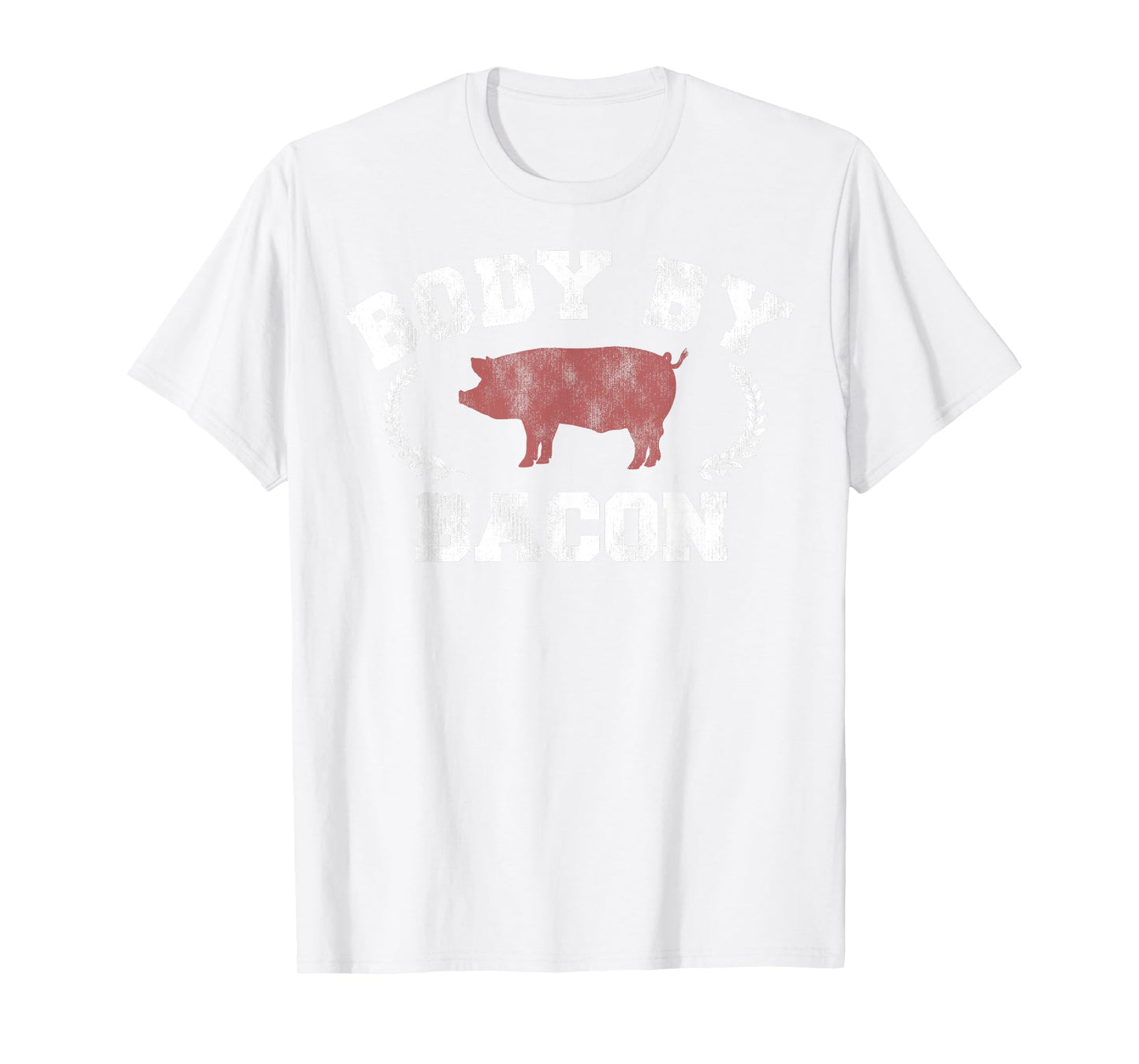 Body By Bacon Pig Vintage Collegiate T-Shirt
