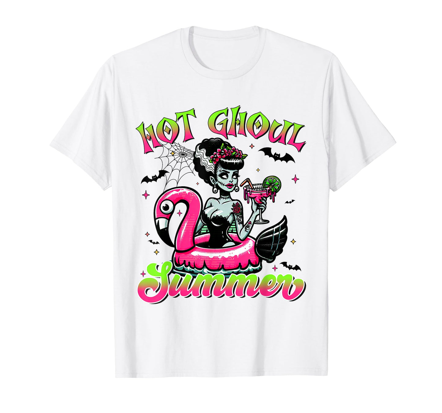 Hot Ghoul Summer Halloween Beach Vibes Aesthetic T-Shirt