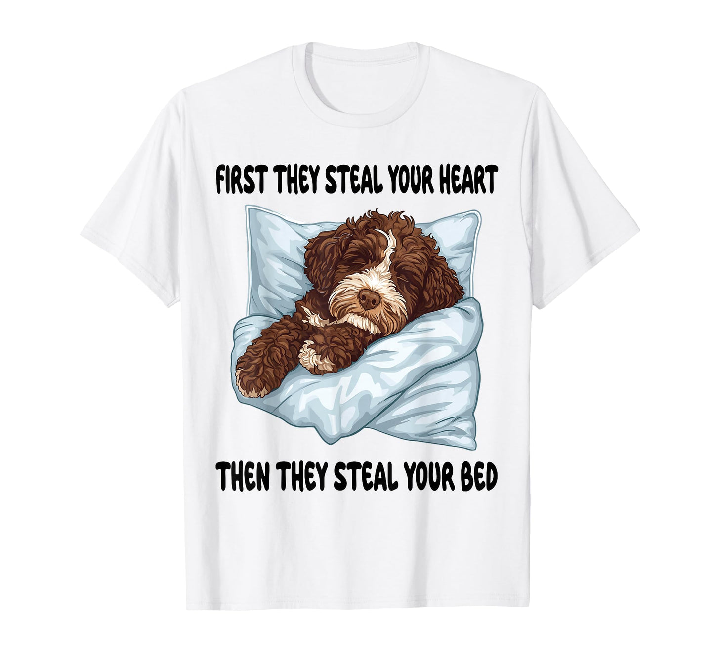 Bernedoodle Sleeping Pajamas Nightgown T-Shirt