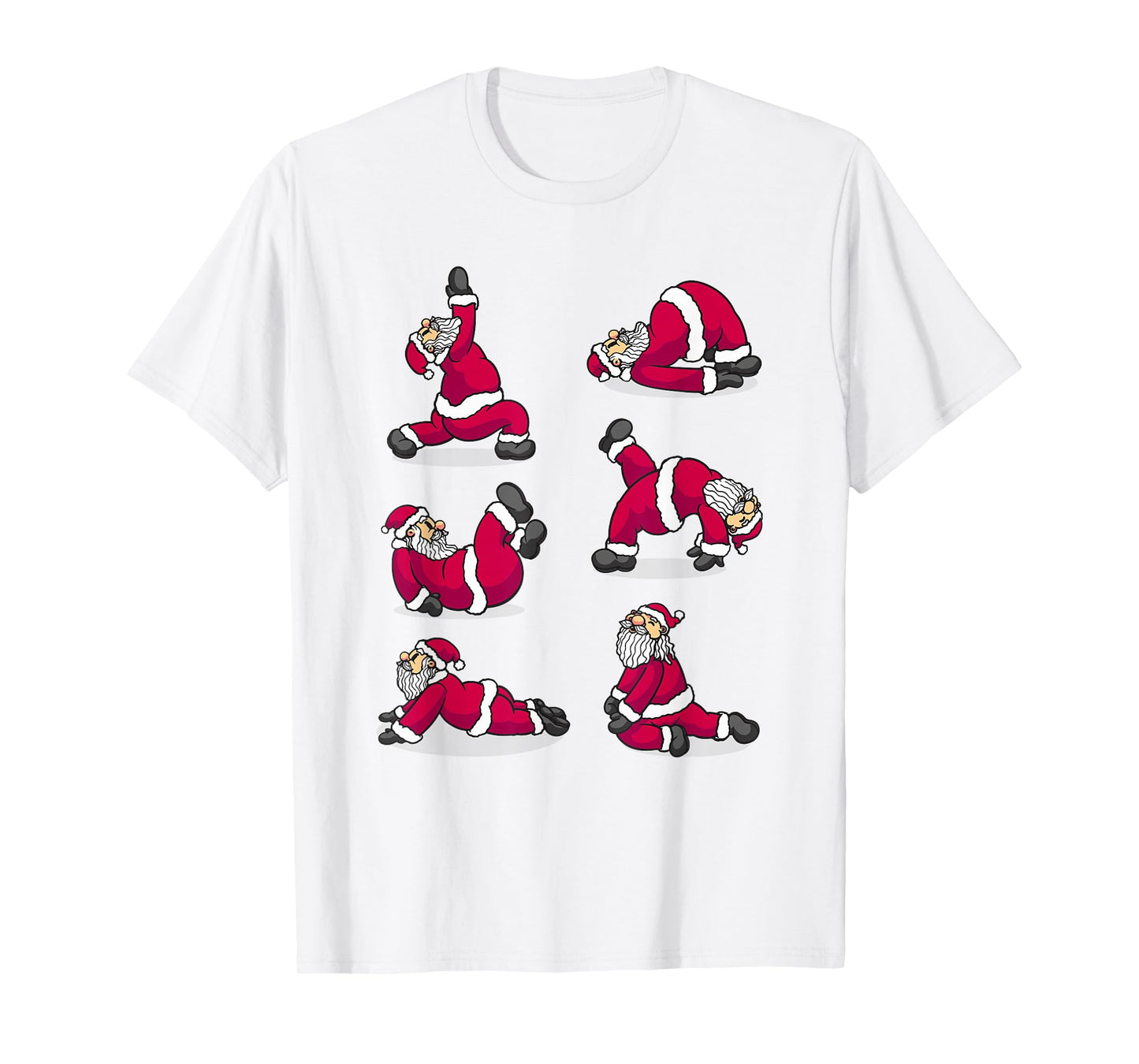 Santa Claus Practice Yoga T-Shirt