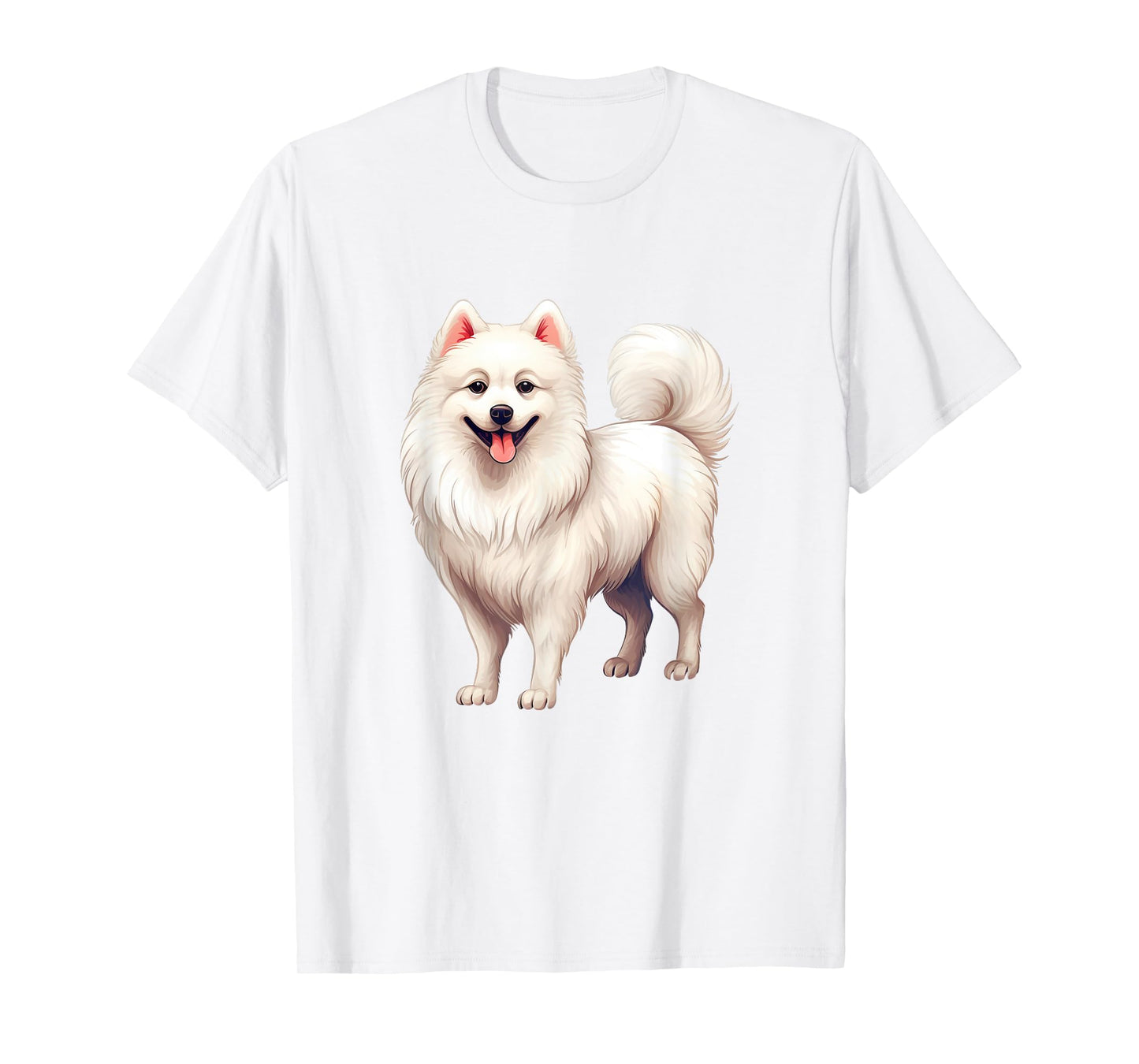 Adorable Samoyed Dog Illustration Lovers T-Shirt