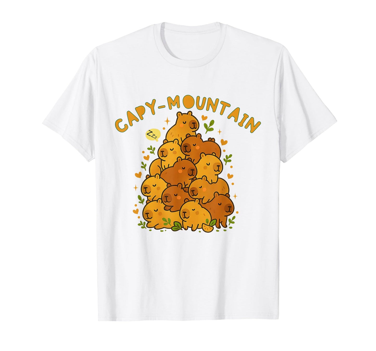 Cozy Capy-Mountain Cute Capybara Lovers T-Shirt