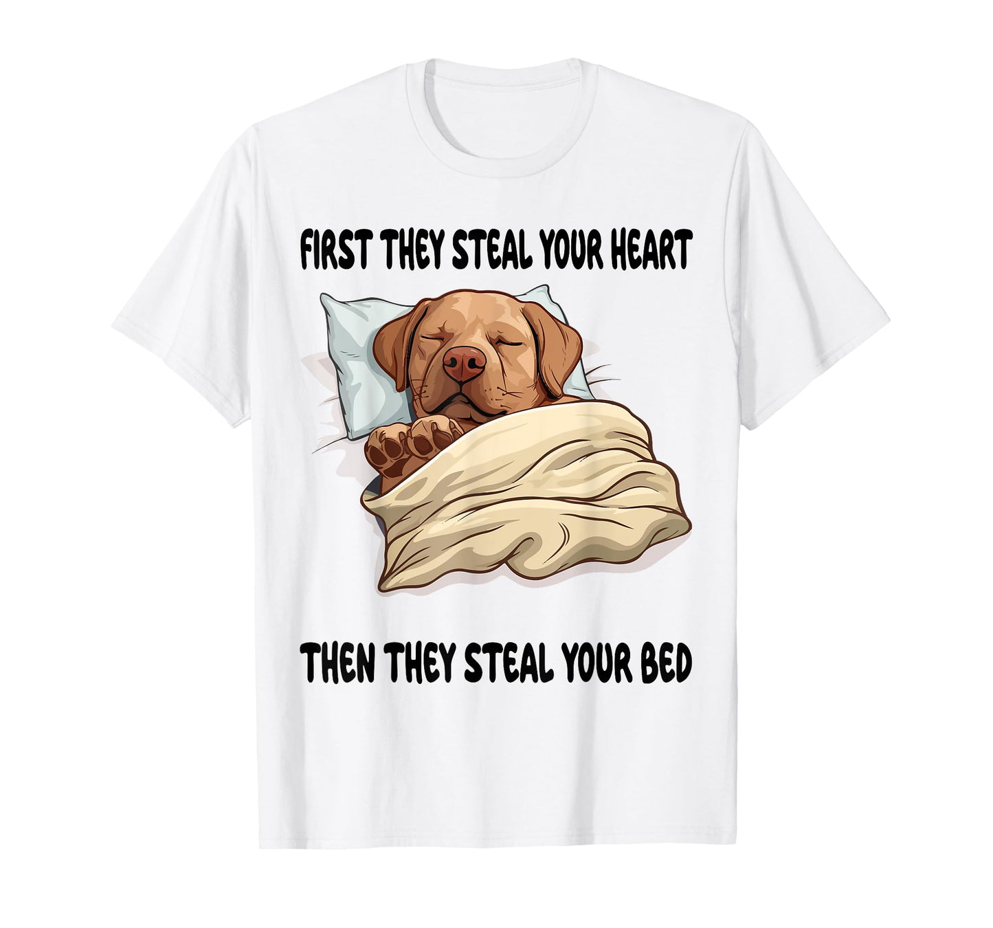 Labrador Sleeping Pajamas Nightgown T-Shirt