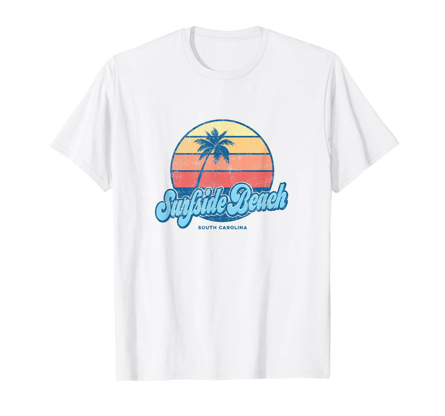 Vintage Surfside Beach South Carolina SC Classic 70s Retro S T-Shirt