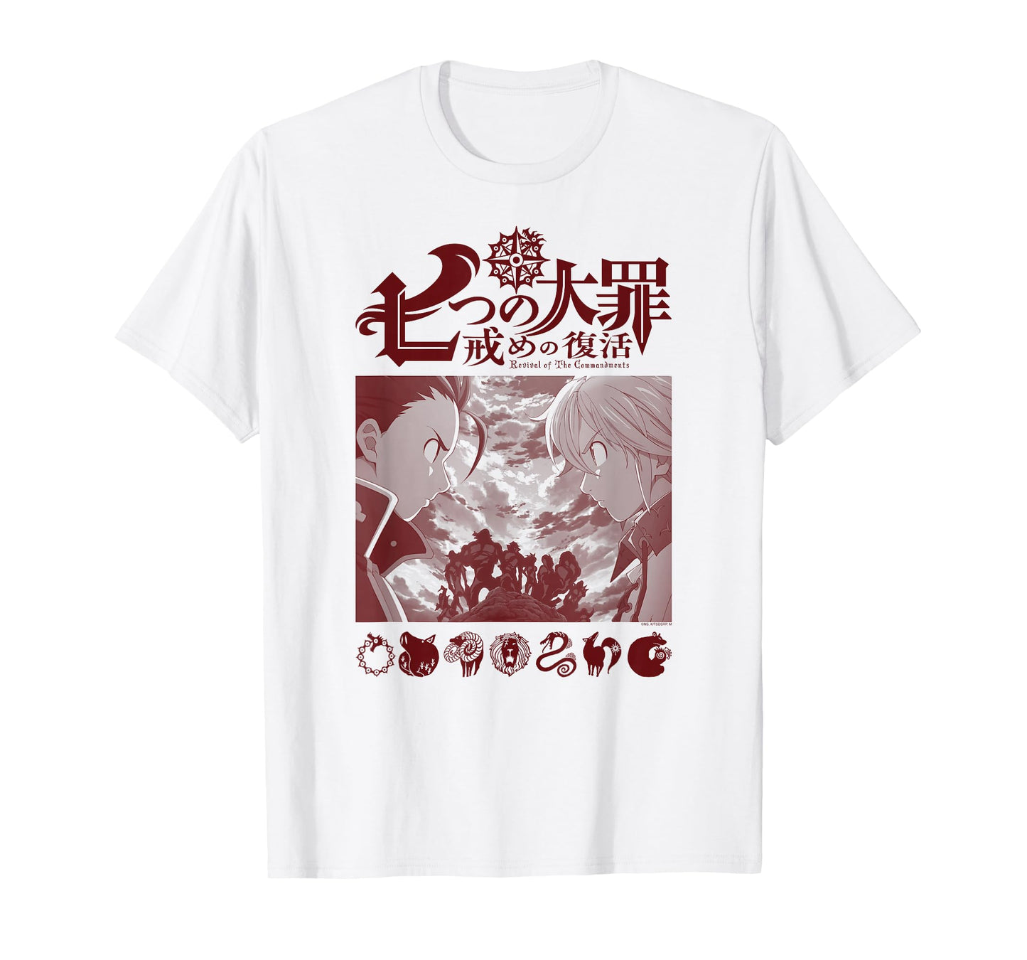 The Seven Deadly Sins Revival of The Commandments Anime T-Shirt