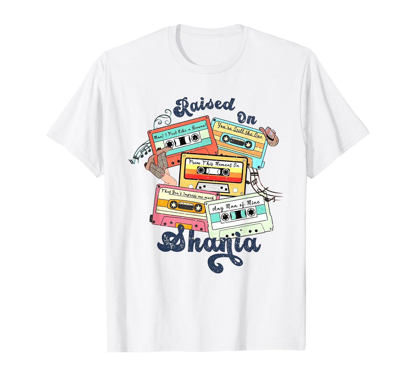 Western Shania First Name Punchy Cowboy Cowgirl Rodeo T-Shirt