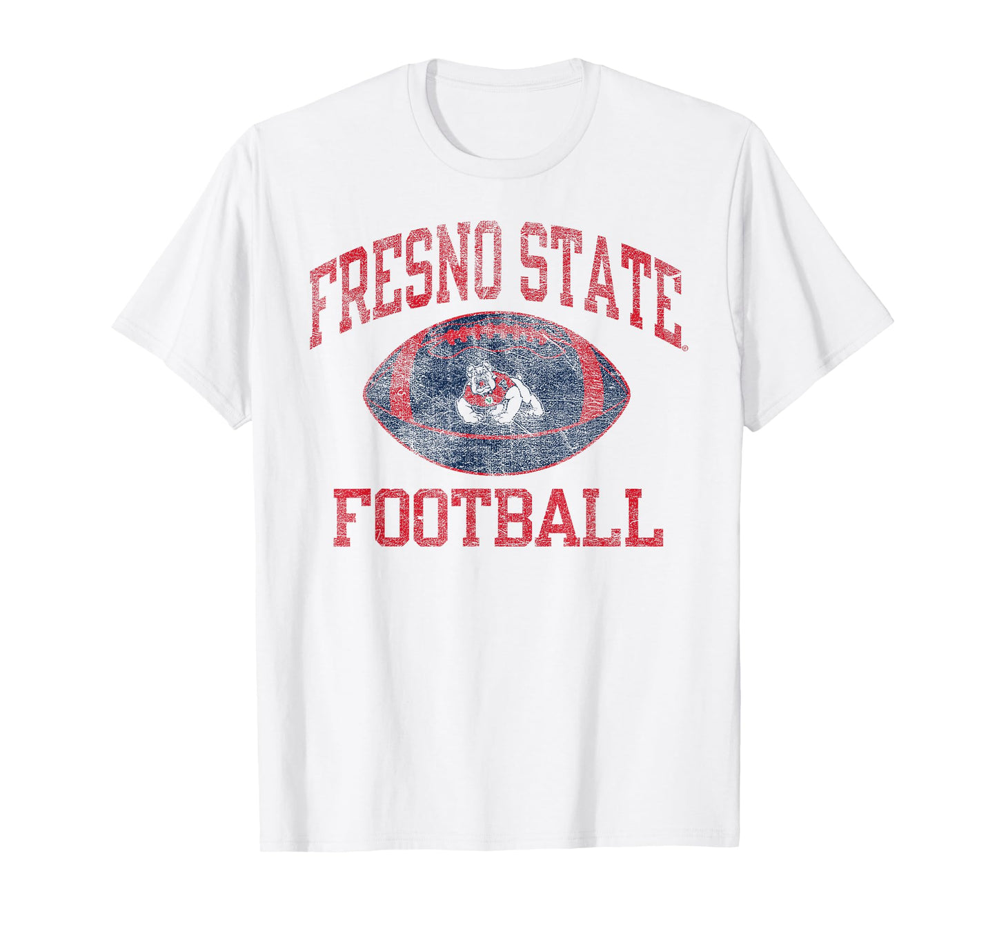 Fresno State Bulldogs Football Intensity White T-Shirt