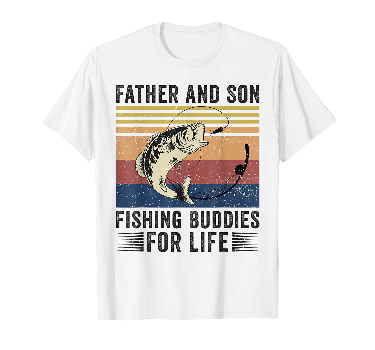 Father and Son Fishing Buddies for Life T-Shirt