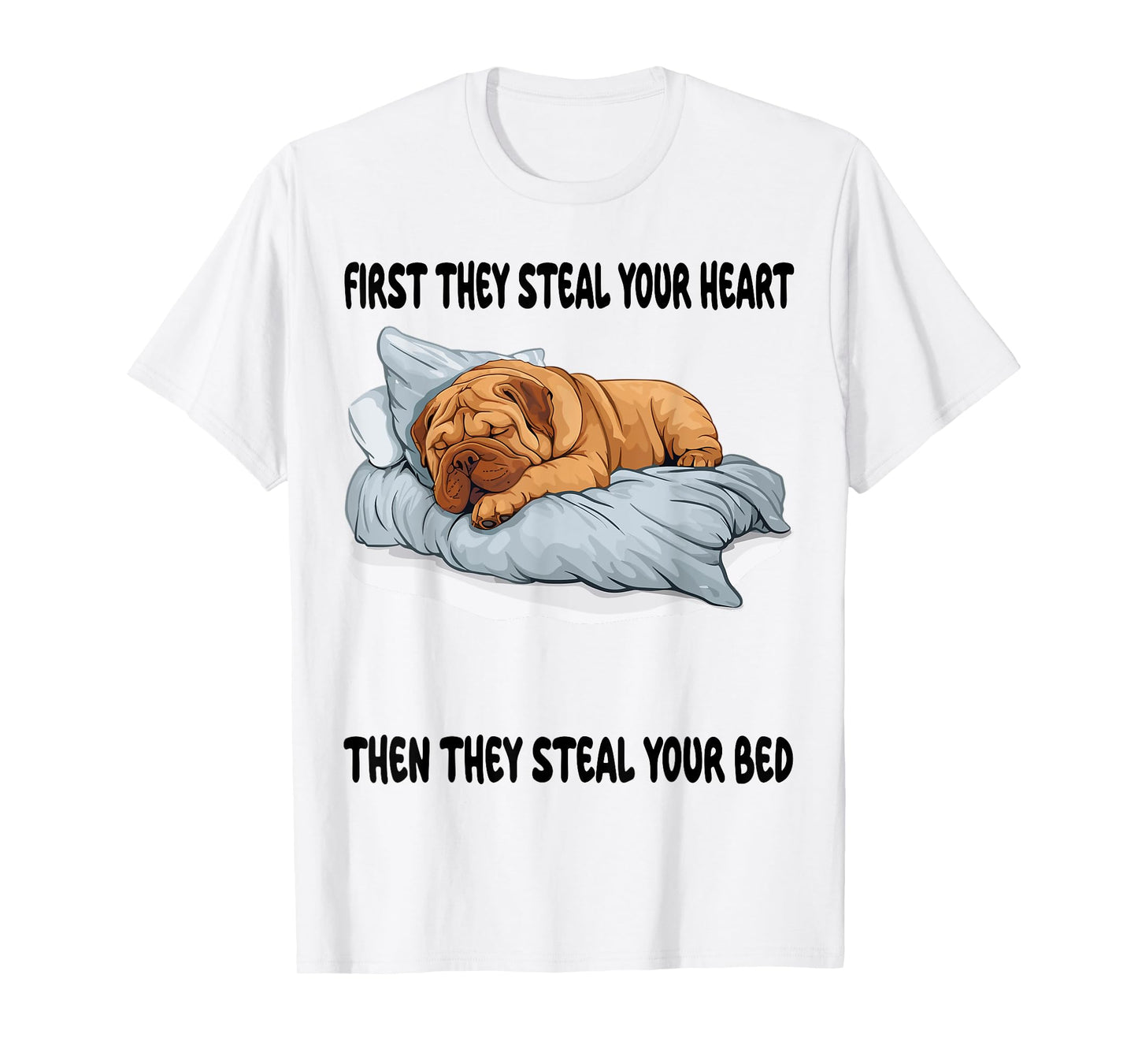 Chinese Shar Pei Sleeping Pajamas Nightgown T-Shirt