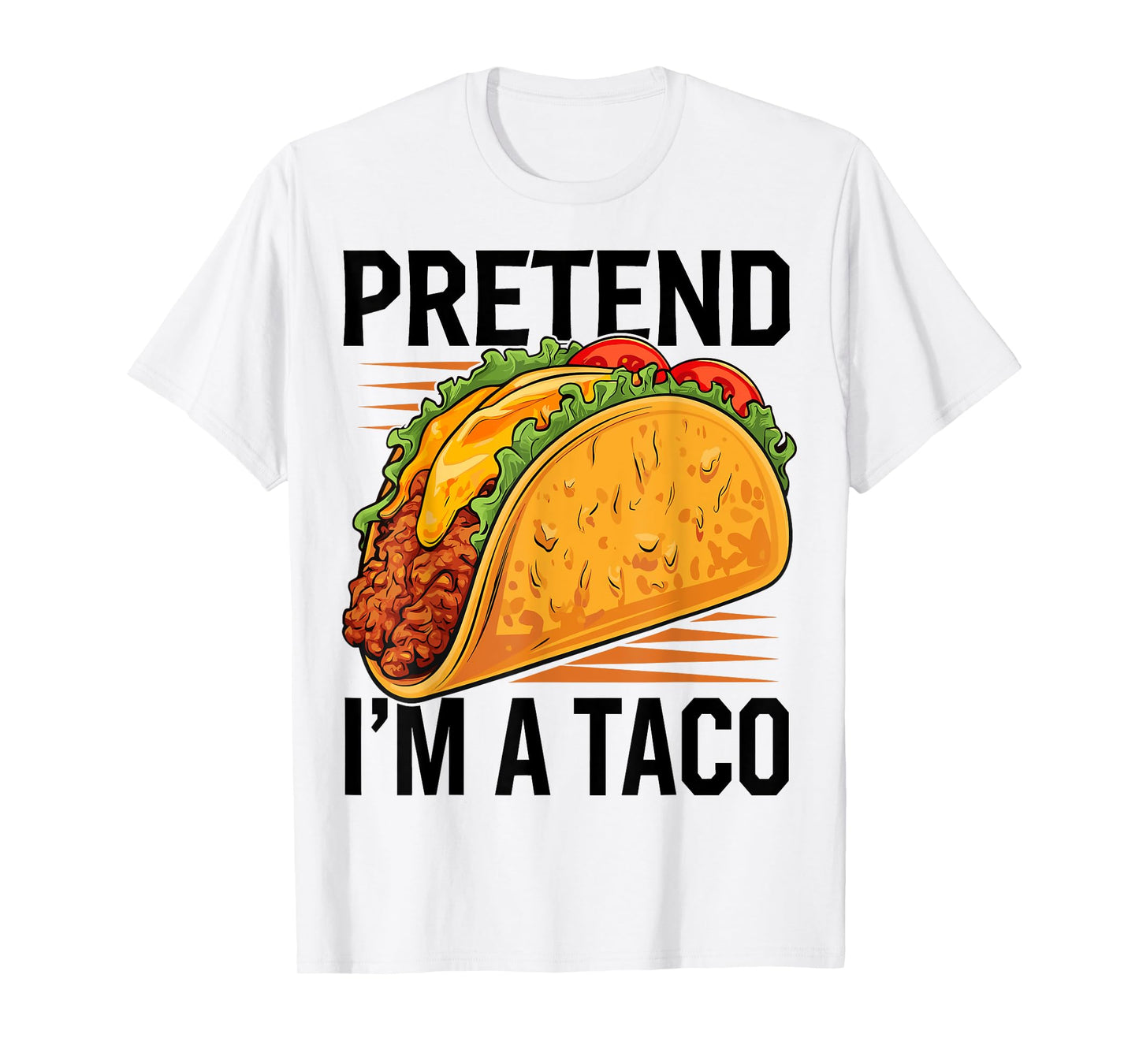Pretend I'm A Taco Funny Halloween Japanese Noodle Costume T-Shirt