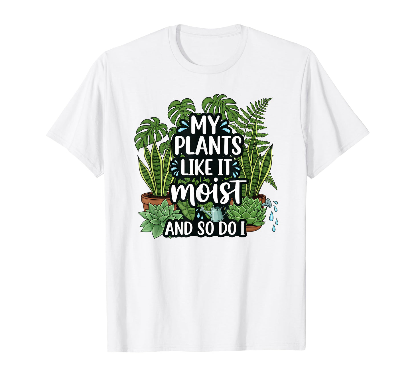 Plant Dad Funny Saying for Indoor Jungle Collectors T-Shirt