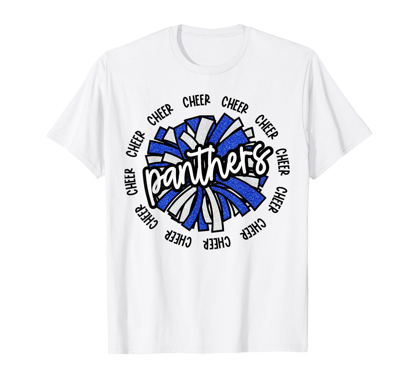 Panthers School Spirit Cheer Cheerleader Coach T-Shirt