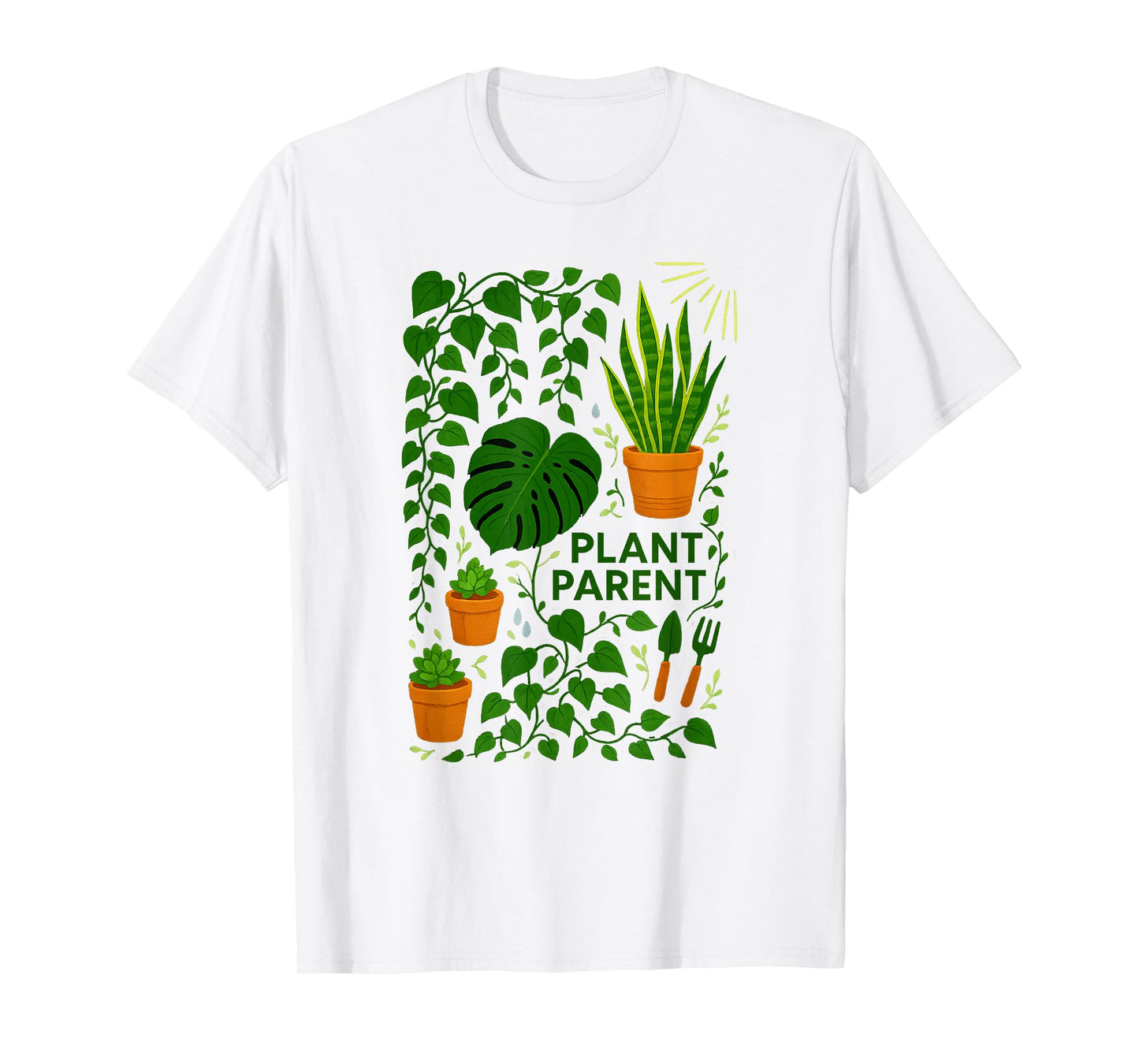 Plant Parent Life - Green Thumb Botanical Wellness T-Shirt