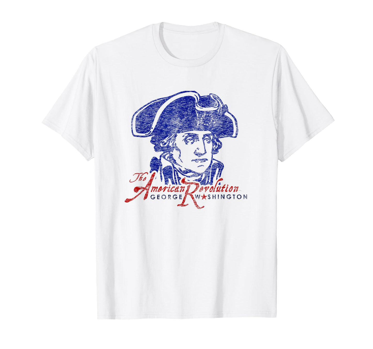 George Washington American Revolution Vintage Patriotic T-Shirt