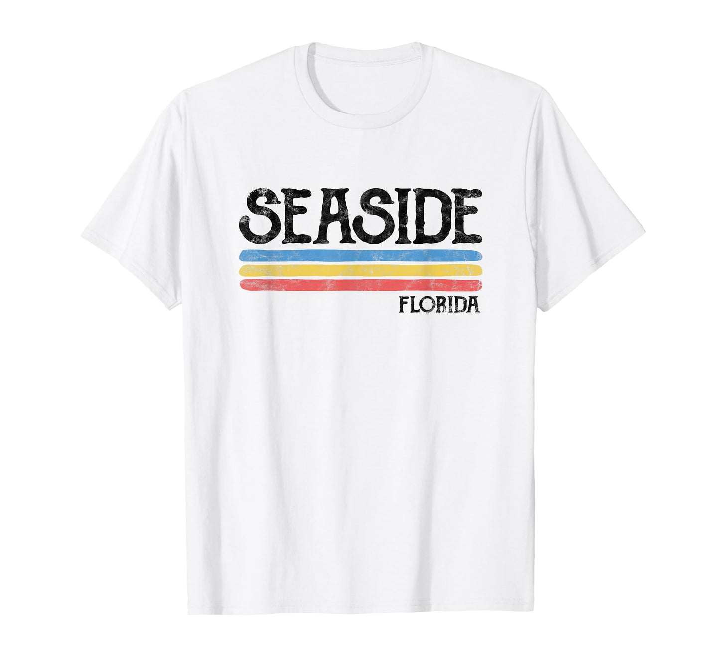 Vintage Seaside Florida FL Gift Love Souvenir Home T-Shirt