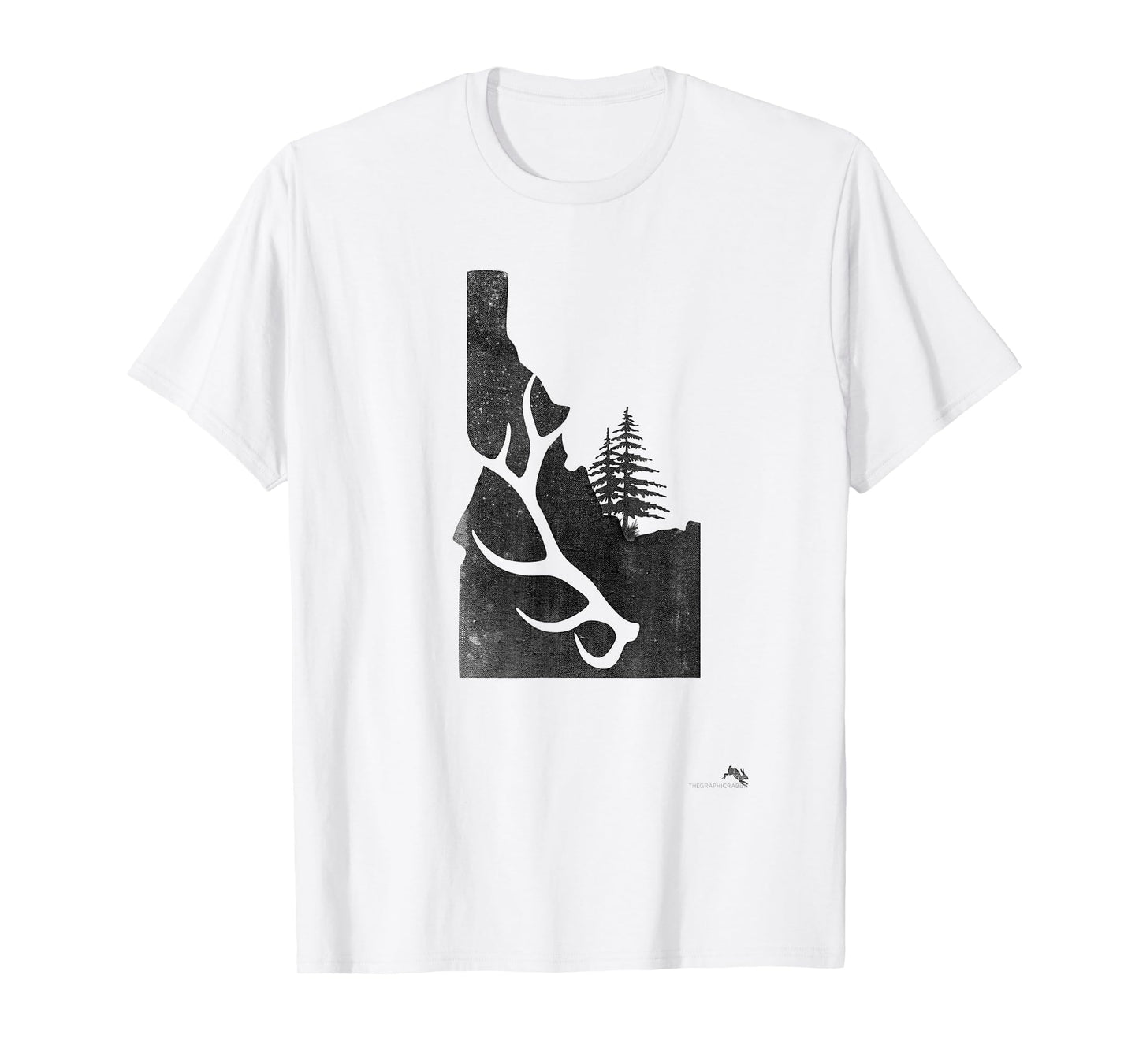 Idaho Elk Hunter T-Shirt with Antler Shed T-Shirt