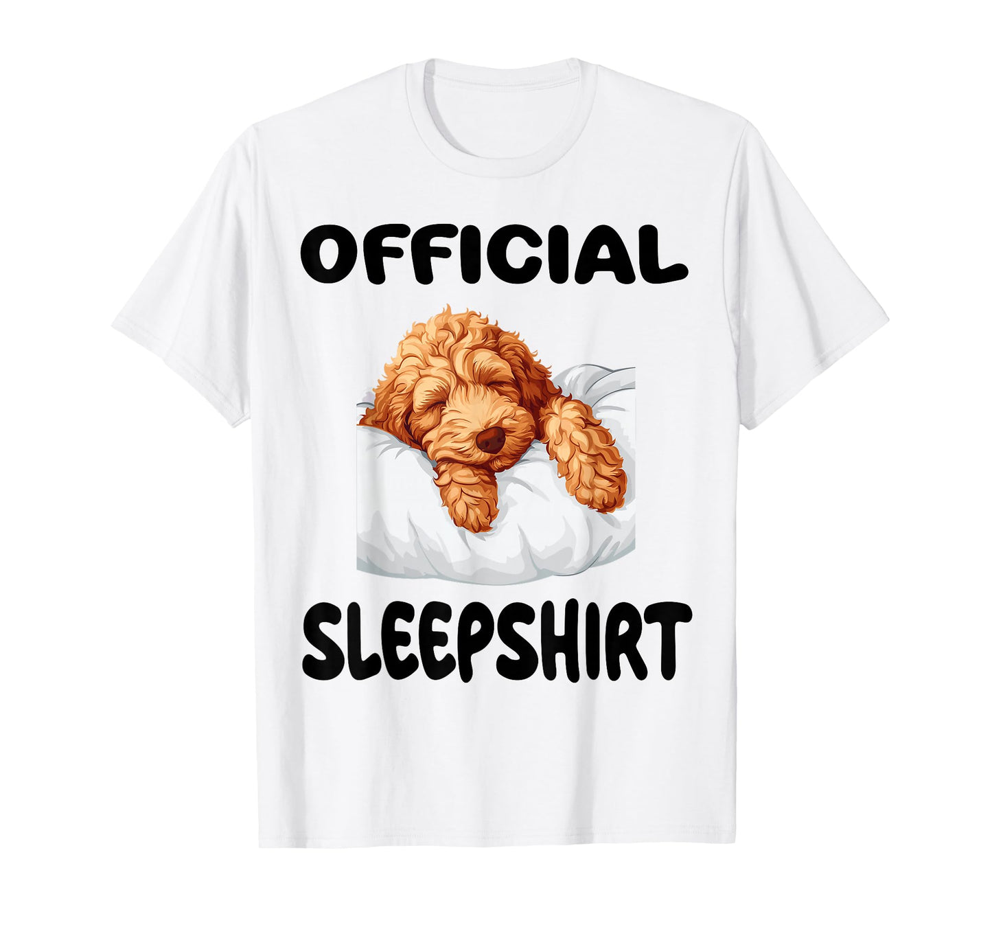 Goldendoodle Dog Official Sleepshirt Pajamas Nightgown T-Shirt
