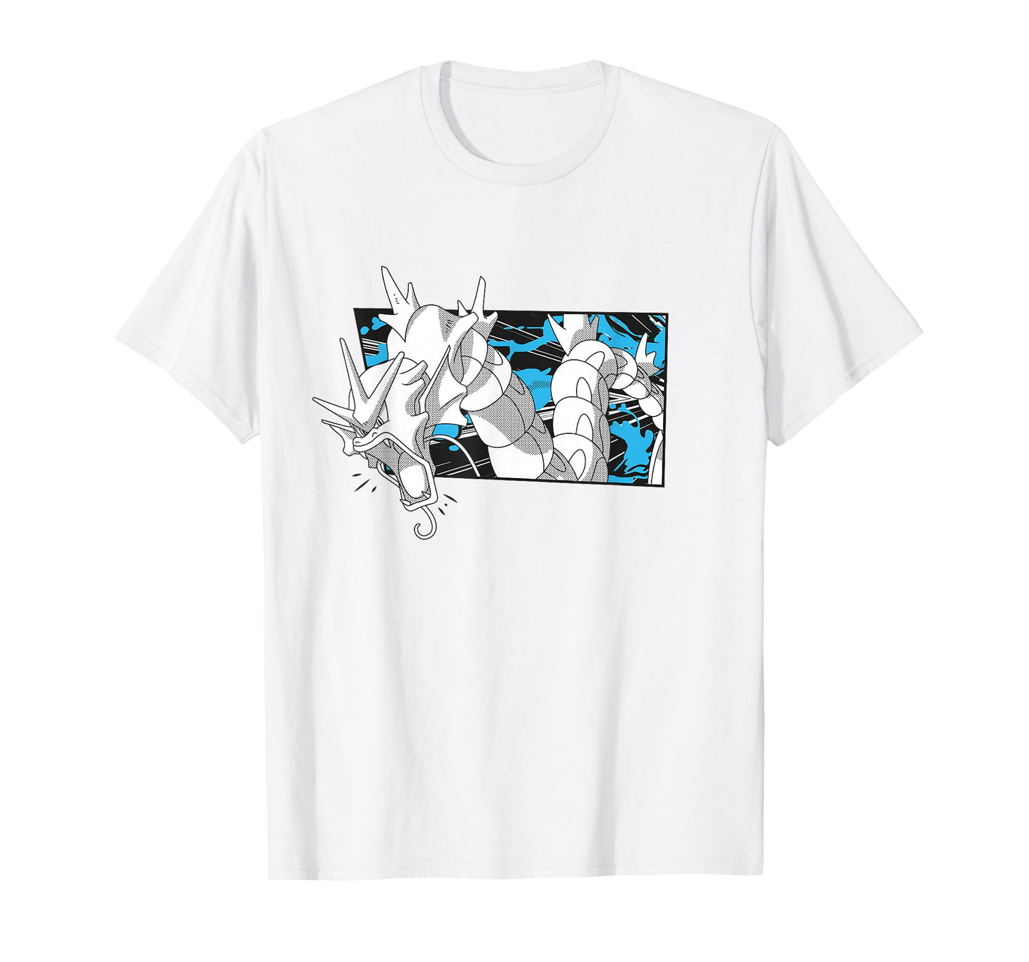 Pokémon Gyarados Full of Rage Manga Panel Retro Shot T-Shirt