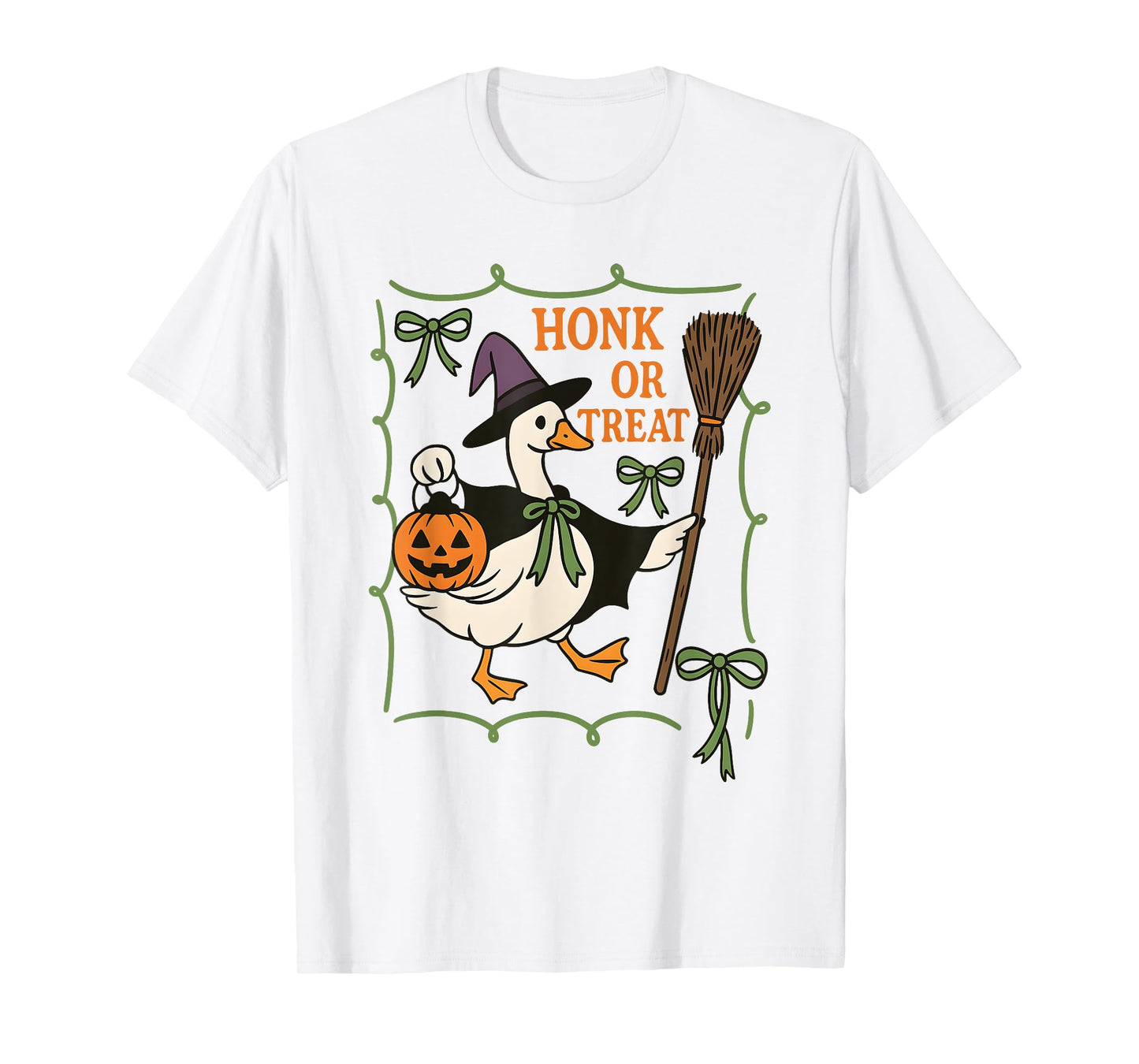 Toddler Goose Halloween Honk or Treat, Funny Spooky Vibes T-Shirt