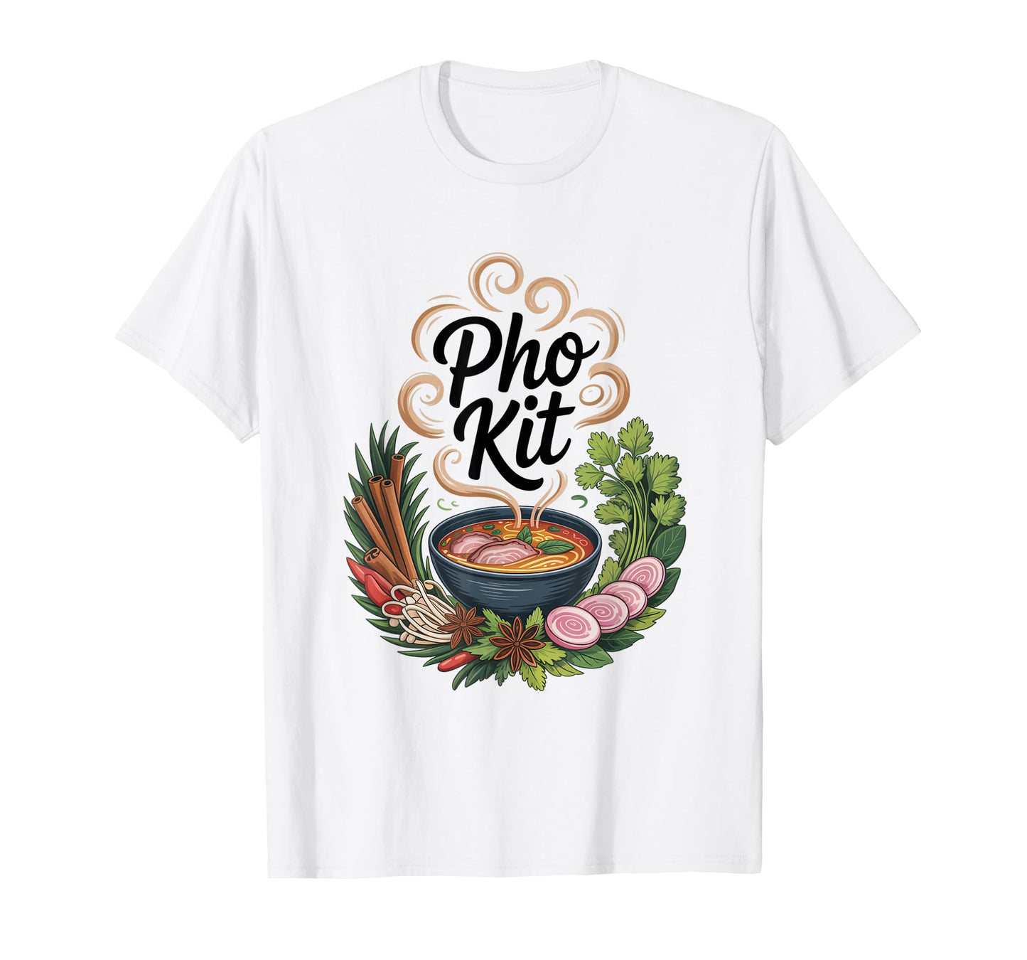 Pho Kit Soup Ingredients Pho Broth at Home Funny Pho Lover T-Shirt