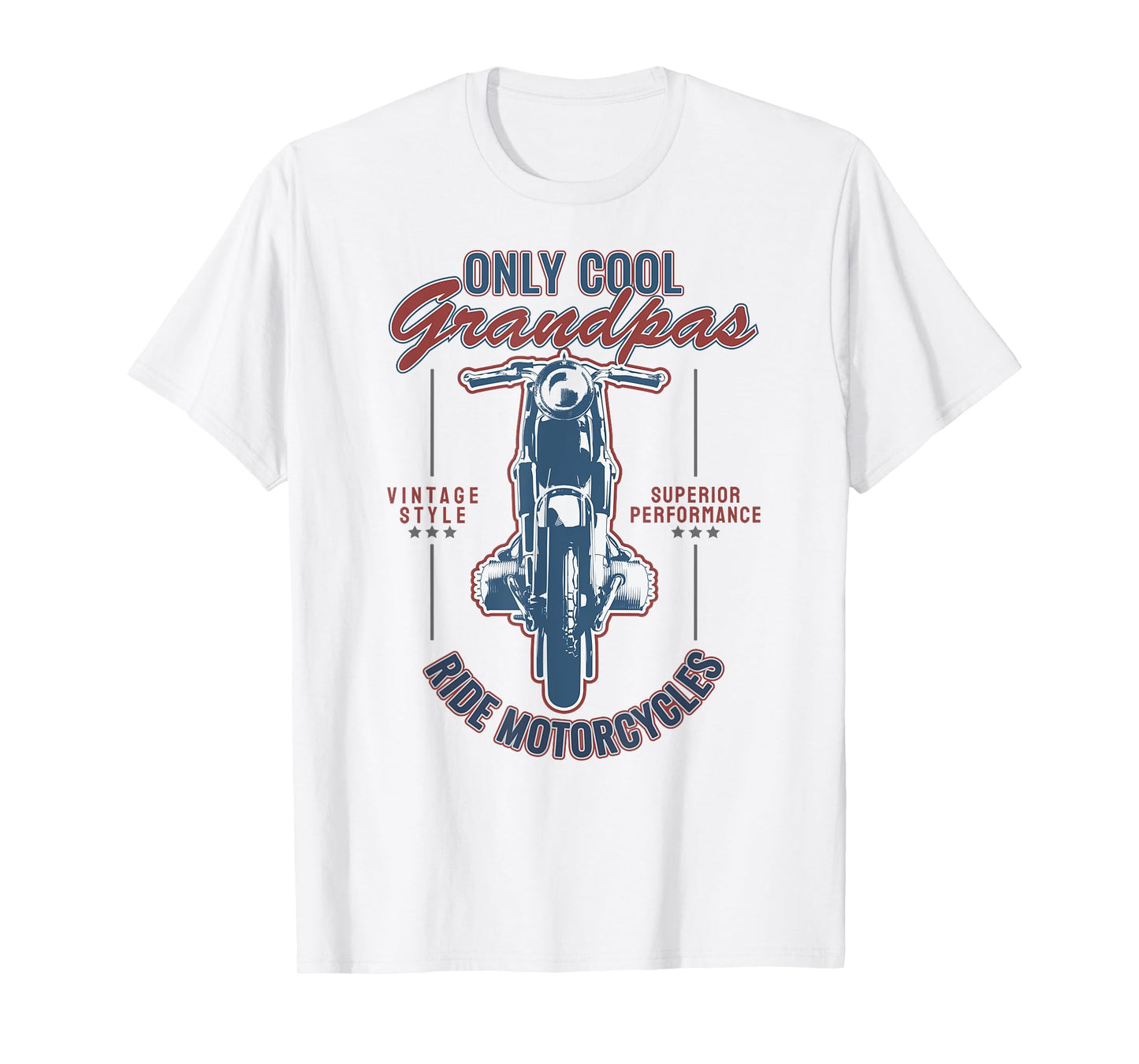 Only Cool Grandpas Ride Motorcycles T-Shirt