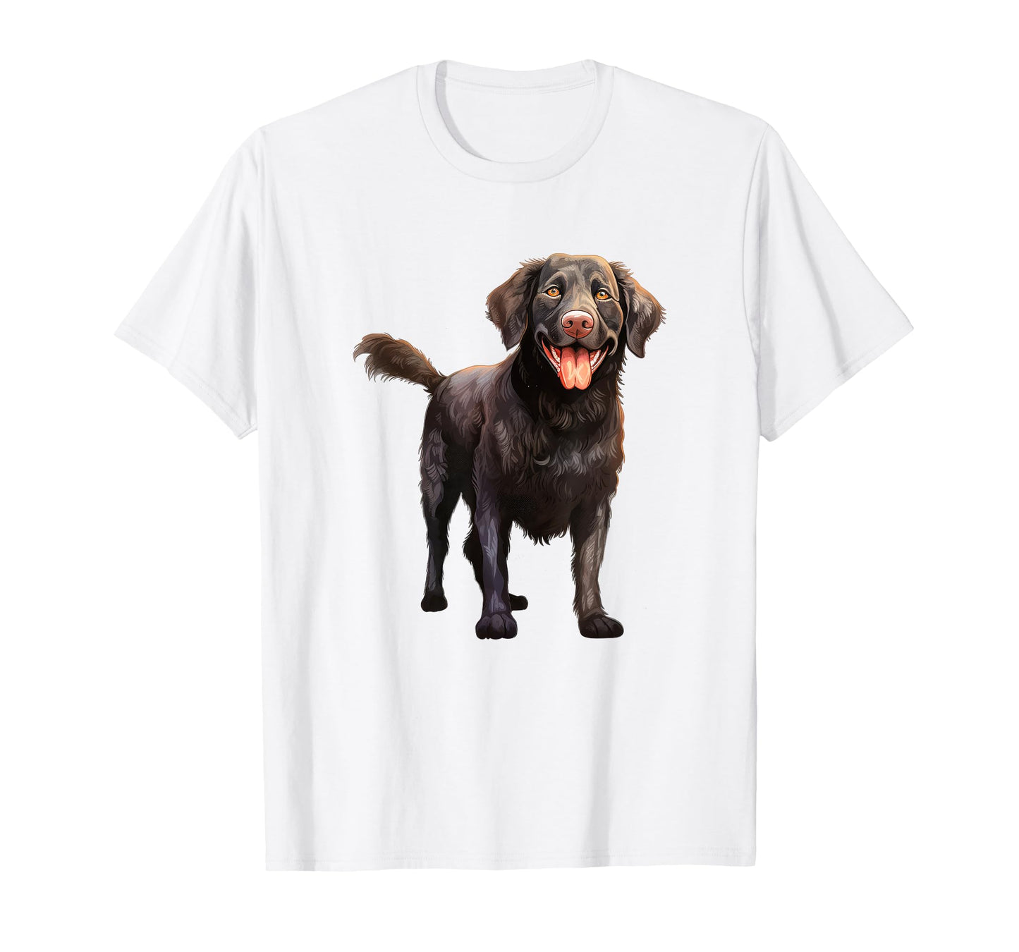 Happy Black Labrador Retriever Dog Lovers T-Shirt