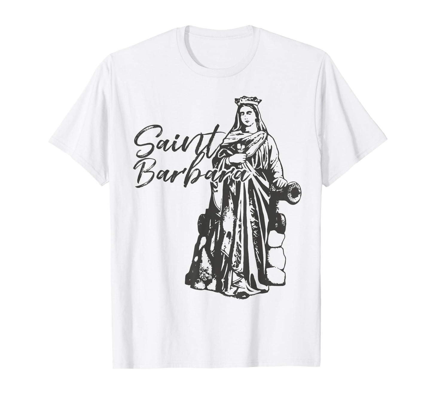 Saint Barbara Artillery Catholic T-Shirt