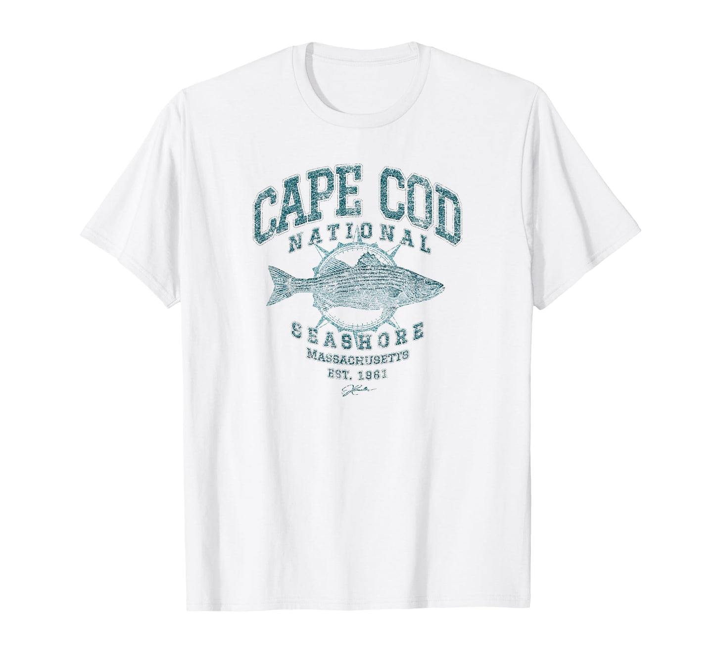 JCombs: Cape Cod National Seashore, MA, Striped Bass T-Shirt