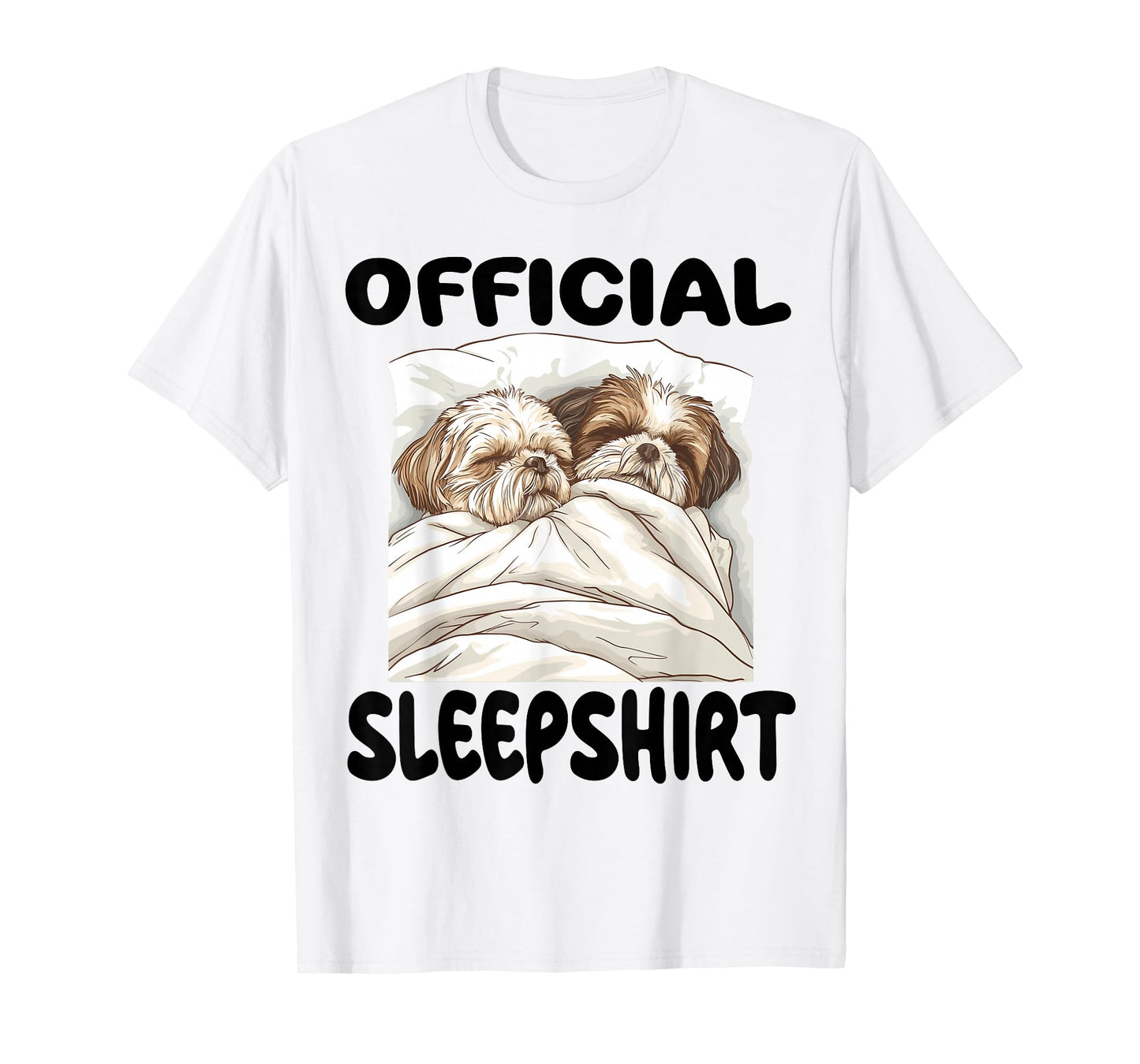 Shih Tzu Dog Official Sleepshirt Pajamas Nightgown T-Shirt