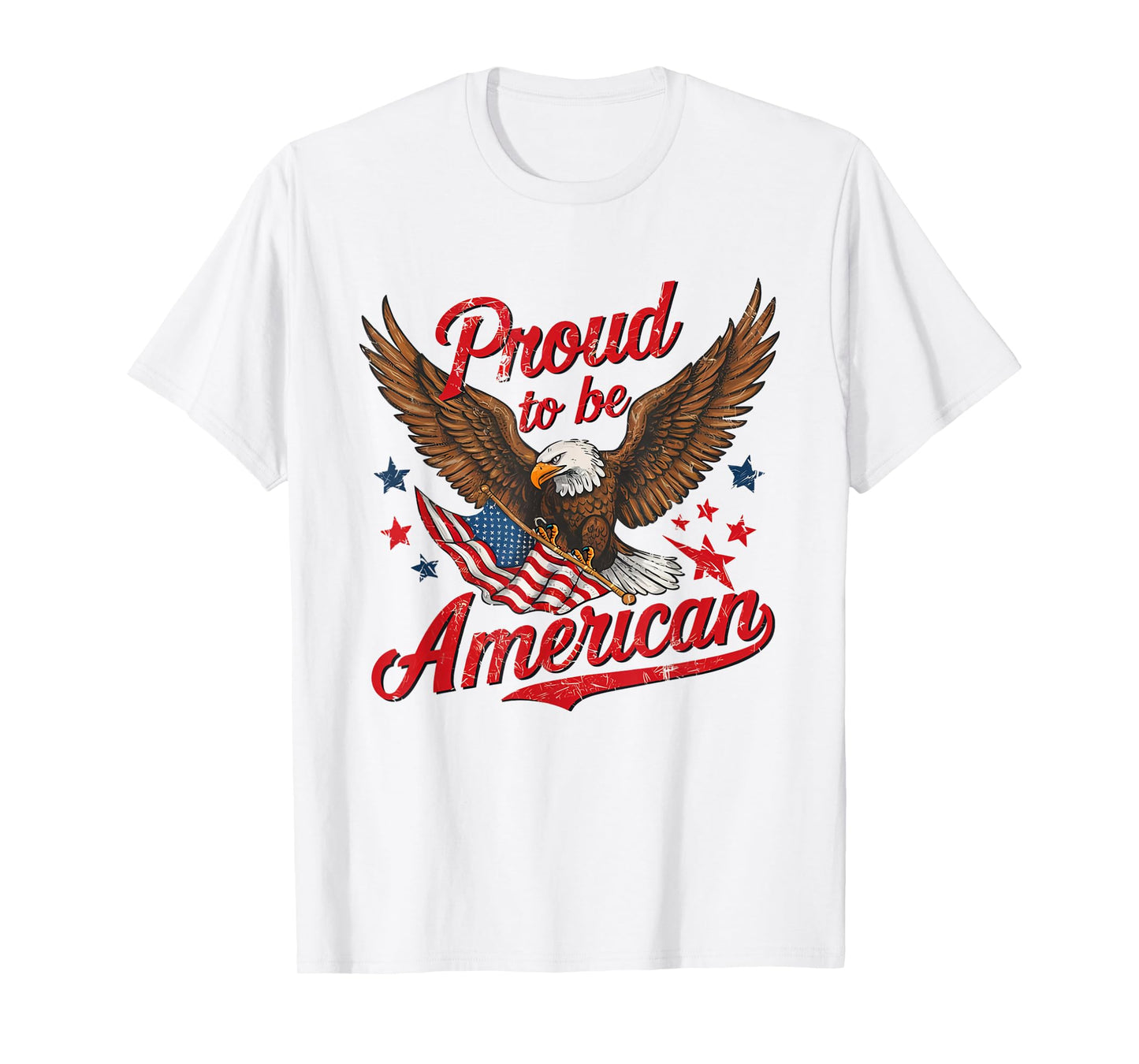 Retro Proud To Be An American 4th Of July Toddler Kids T-Shirt