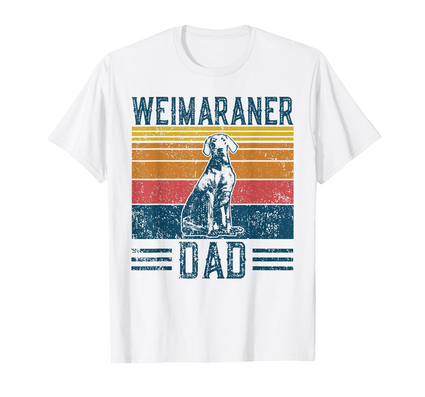 Dog Weimeraner Dad - Vintage Weimaraner Papa T-Shirt