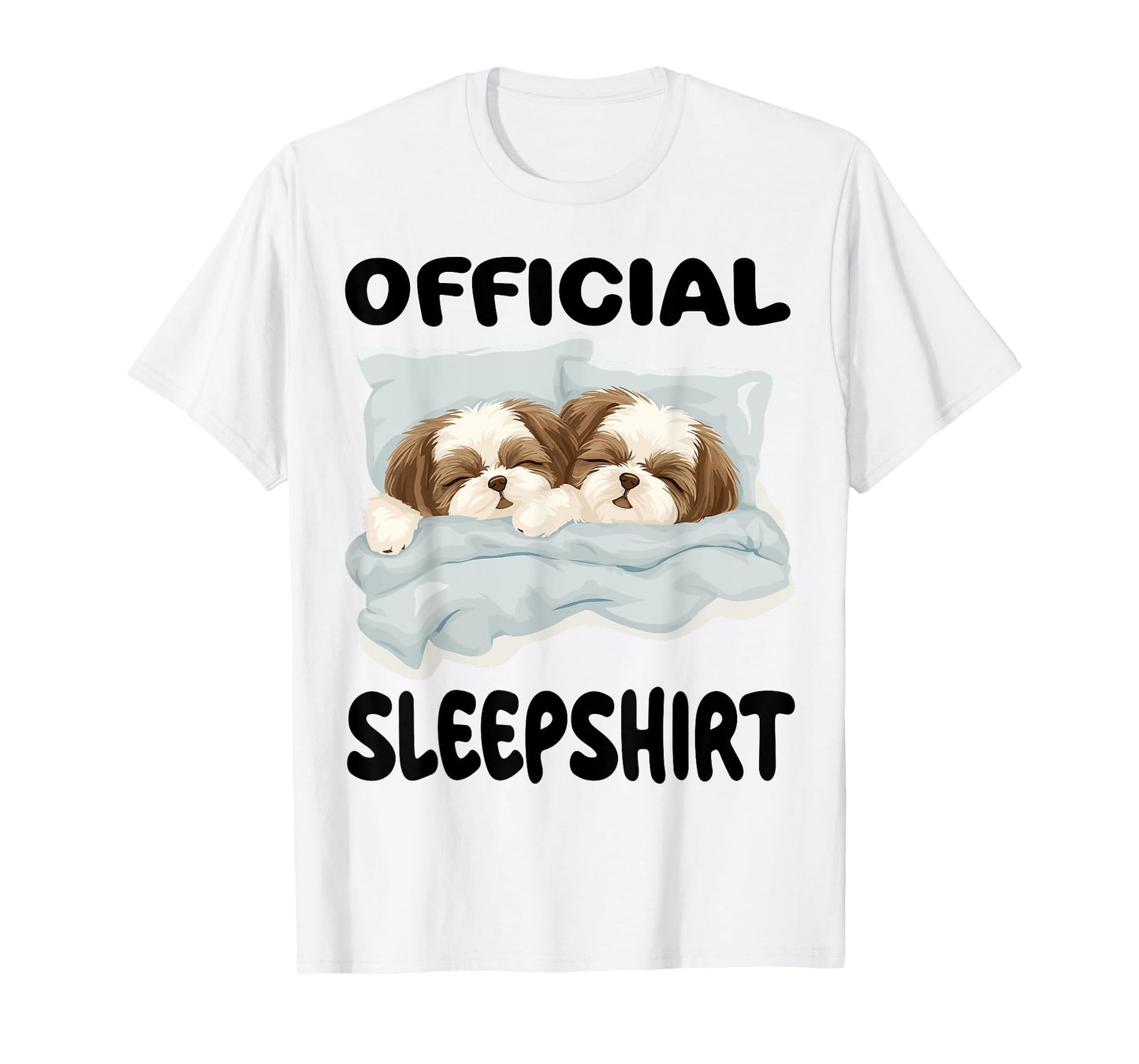 Shih Tzu Dog Official Sleepshirt Pajamas Nightgown T-Shirt
