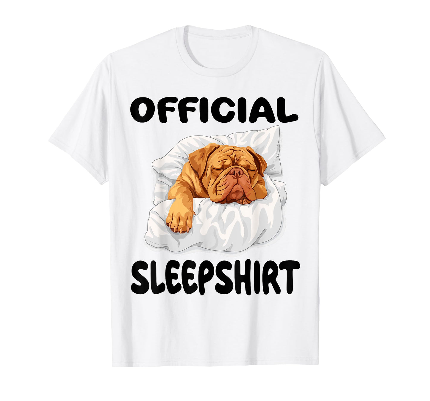 Dogue De Bordeaux Dog Official Sleepshirt Pajamas Nightgown T-Shirt