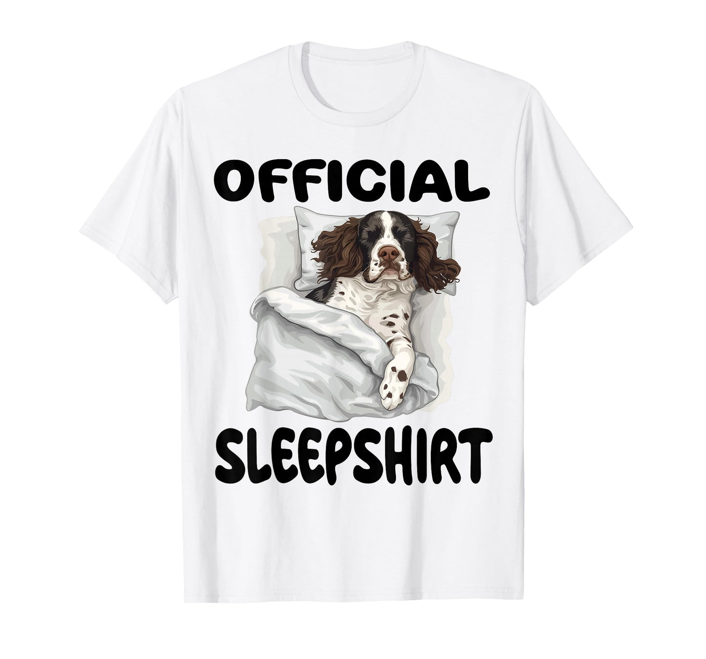 English Springer Spaniel Dog Official Sleepshirt Pajamas T-Shirt