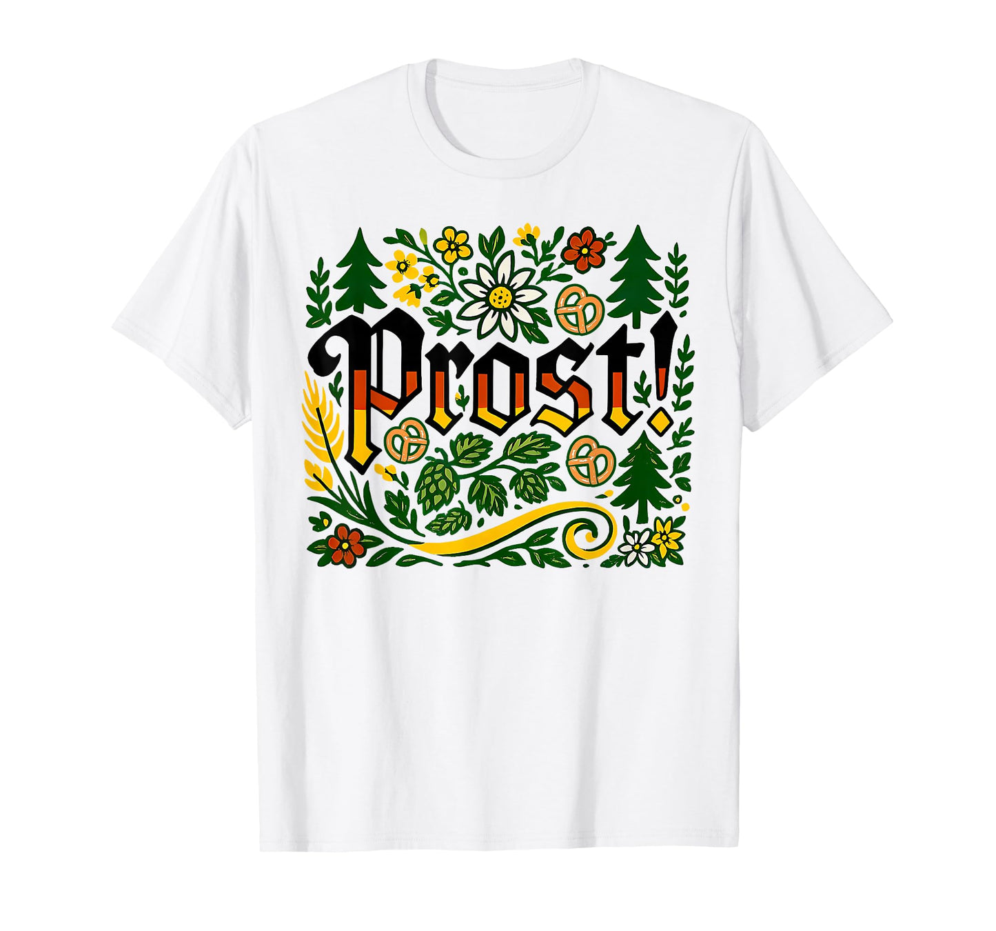 Oktoberfest Drinking Vintage German Prost Men Women T-Shirt