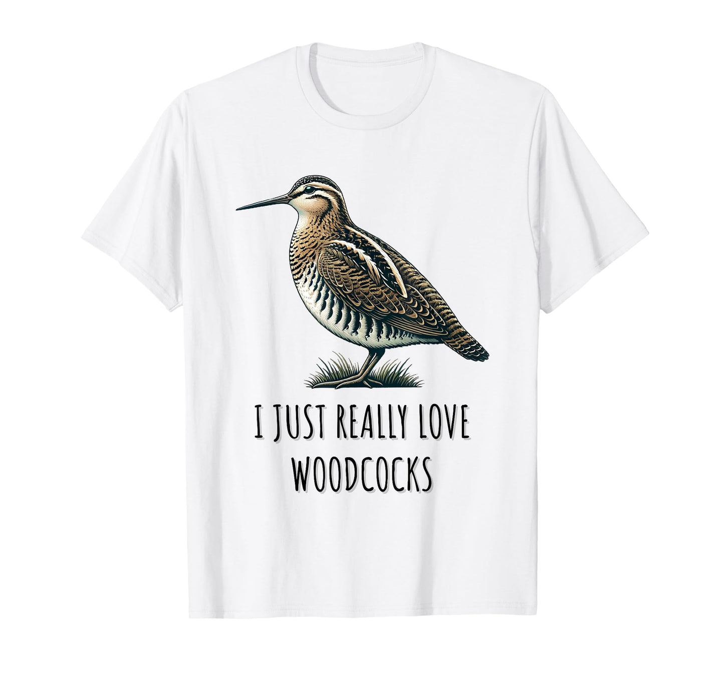 Woodcock Bird Vintage Illustration T-Shirt T-Shirt