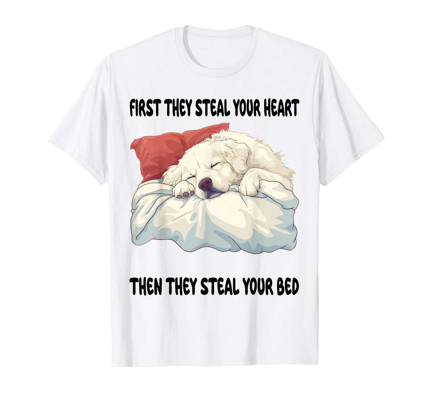 Great Pyrenees Sleeping Pajamas Nightgown T-Shirt