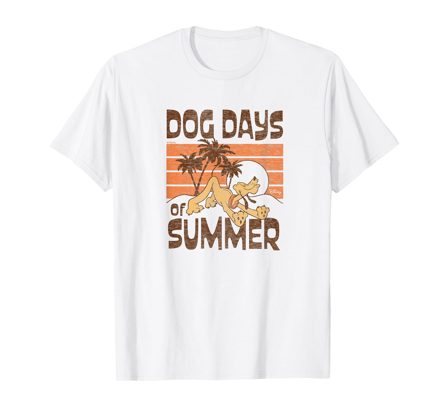 Disney - Dog Days of Summer Pluto Men Women Girls Kids T-Shirt