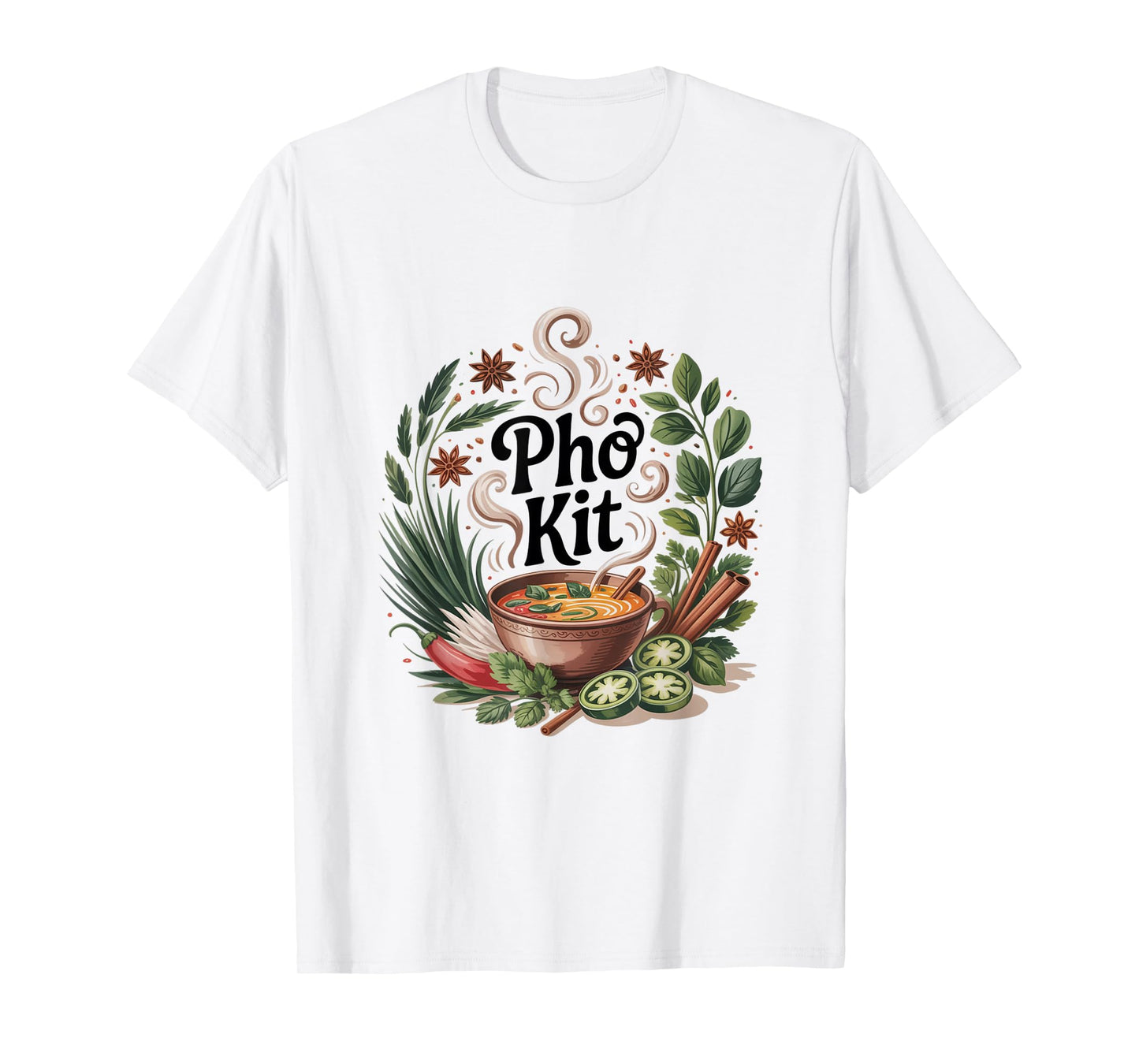 Pho Kit Soup Ingredients Pho Broth at Home Funny Pho Lover T-Shirt