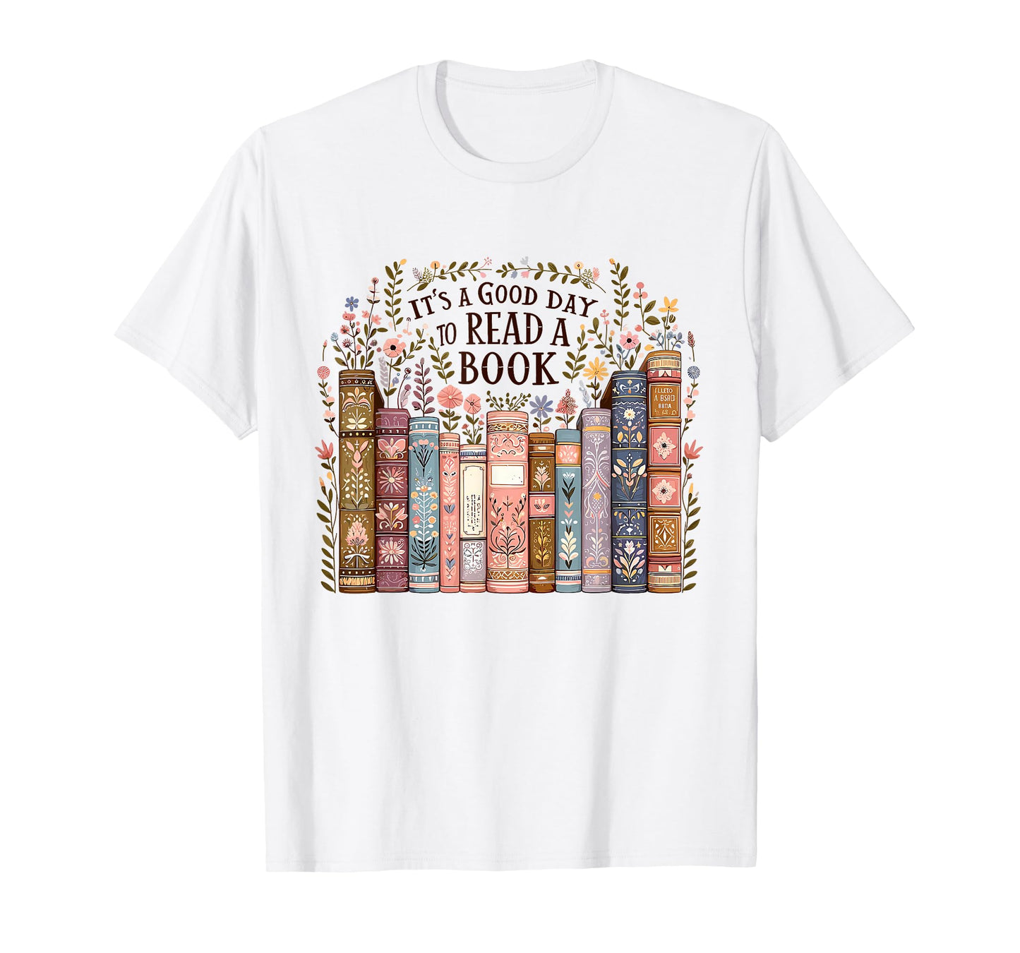 It’s A Good Day To Read A Book Lovers Library Reading Women T-Shirt