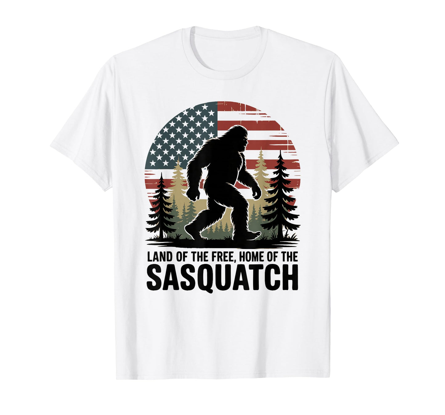 Land of The Free, Home of The Sasquatch T-Shirt