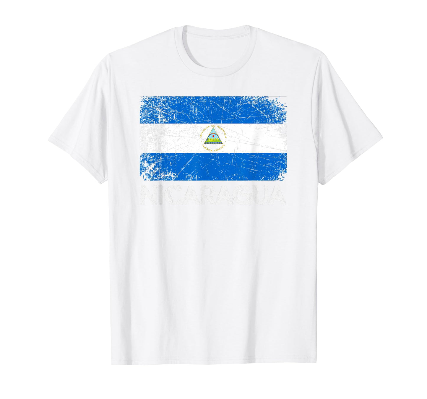 Nicaraguan Flag T-Shirt | Vintage Made In Nicaragua Gift T-Shirt