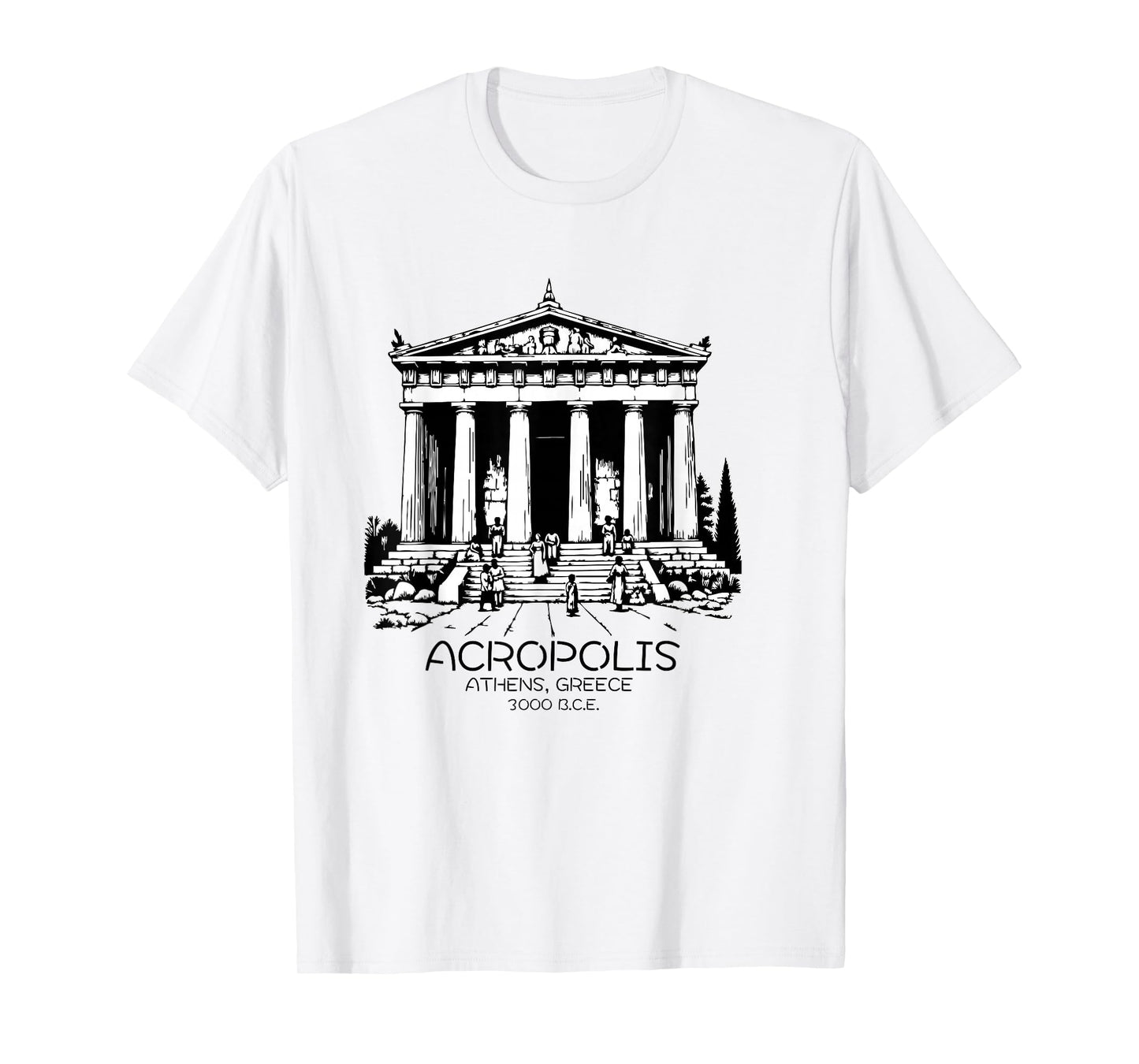 Souvenir from Acropolis Athens Greece Greek Parthenon T-Shirt