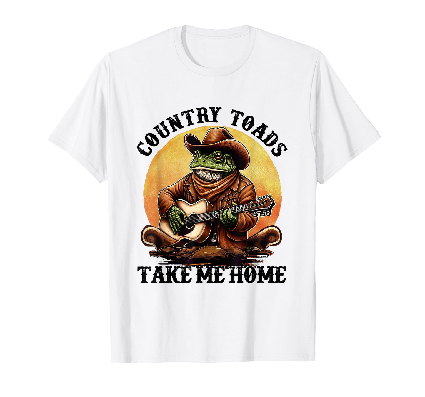 Country Toads Take Me Home Funny Country Music Toad T-Shirt