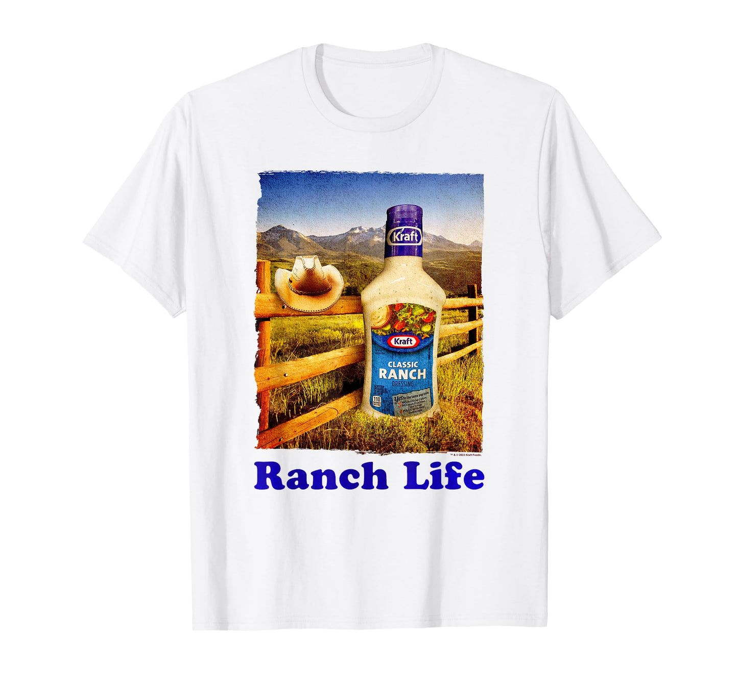 Heinz Kraft Ranch Life Classic Dressing Cowboy Portrait T-Shirt
