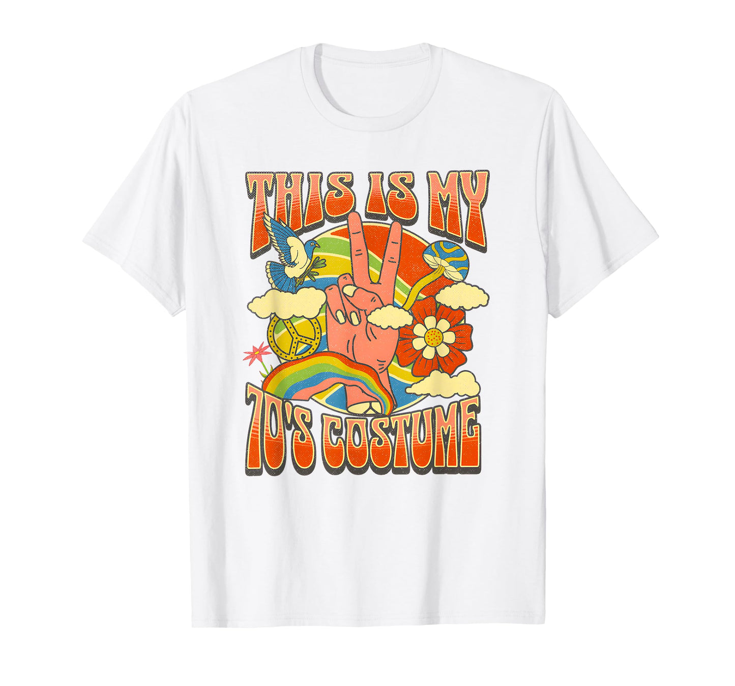 This Is My 70s Costume 70 Styles Groovy 70's Halloween 1970s T-Shirt