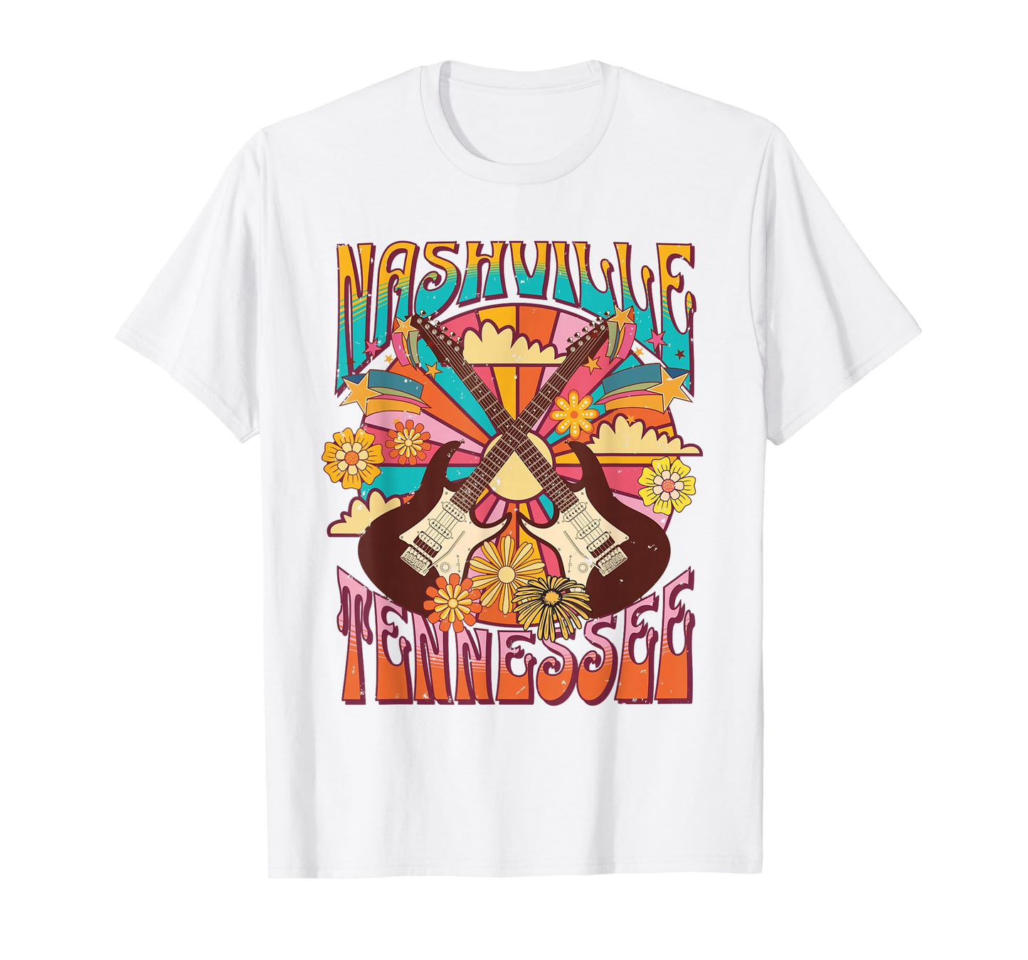 Nashville Country Music City Girls Trip Retro Nash Bash Bach T-Shirt