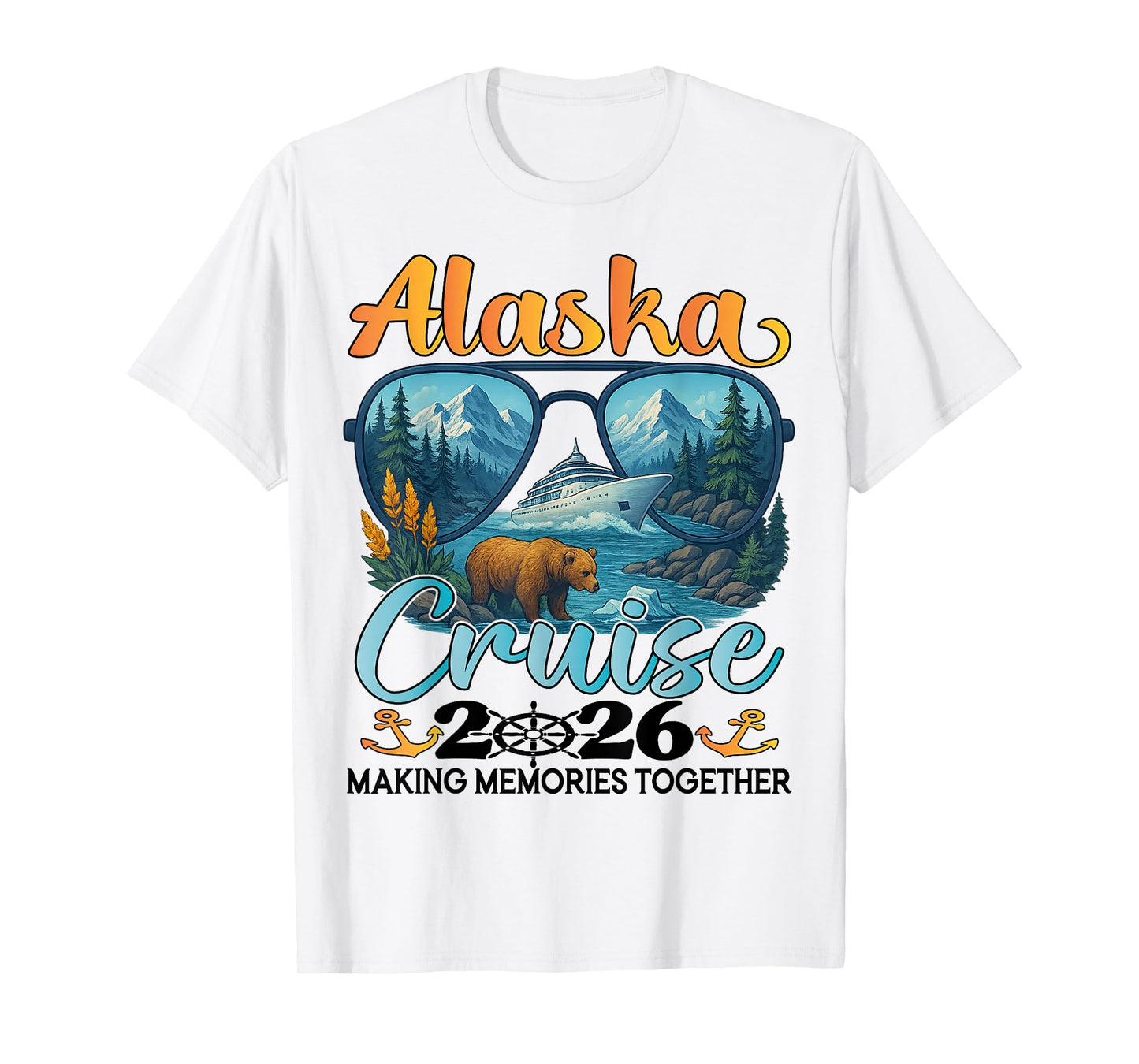 Matching Family Group Alaskan Alaska Cruise 2026 Friends T-Shirt
