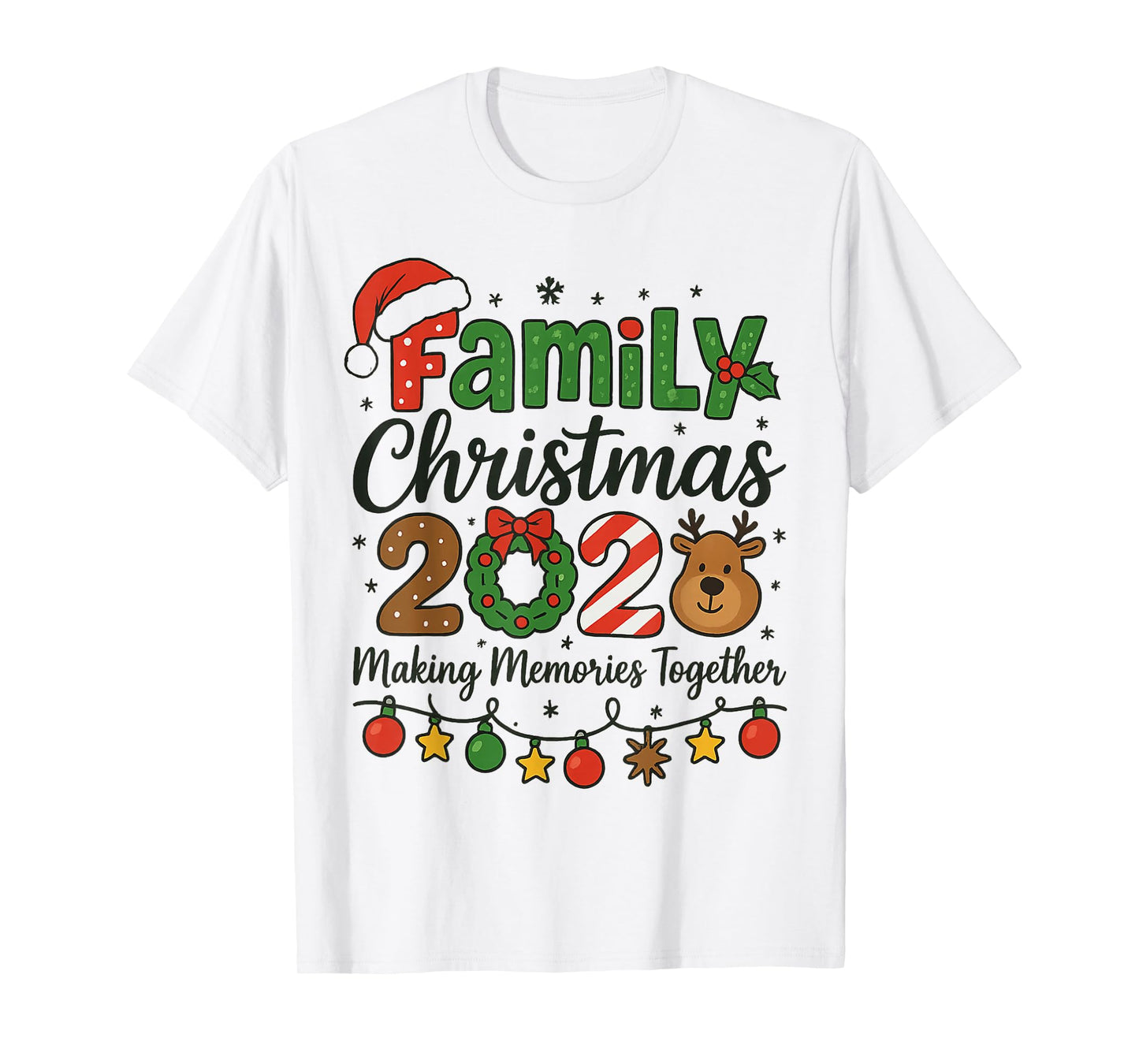 Family Christmas 2025 Matching Group Outfit Xmas Squad Santa T-Shirt