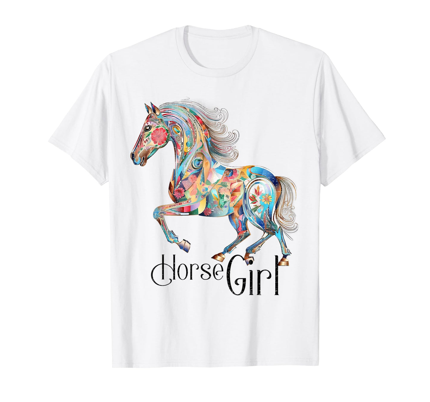 Horse Girl - Just A Girl Who Loves Horses, Horseback Riding T-Shirt